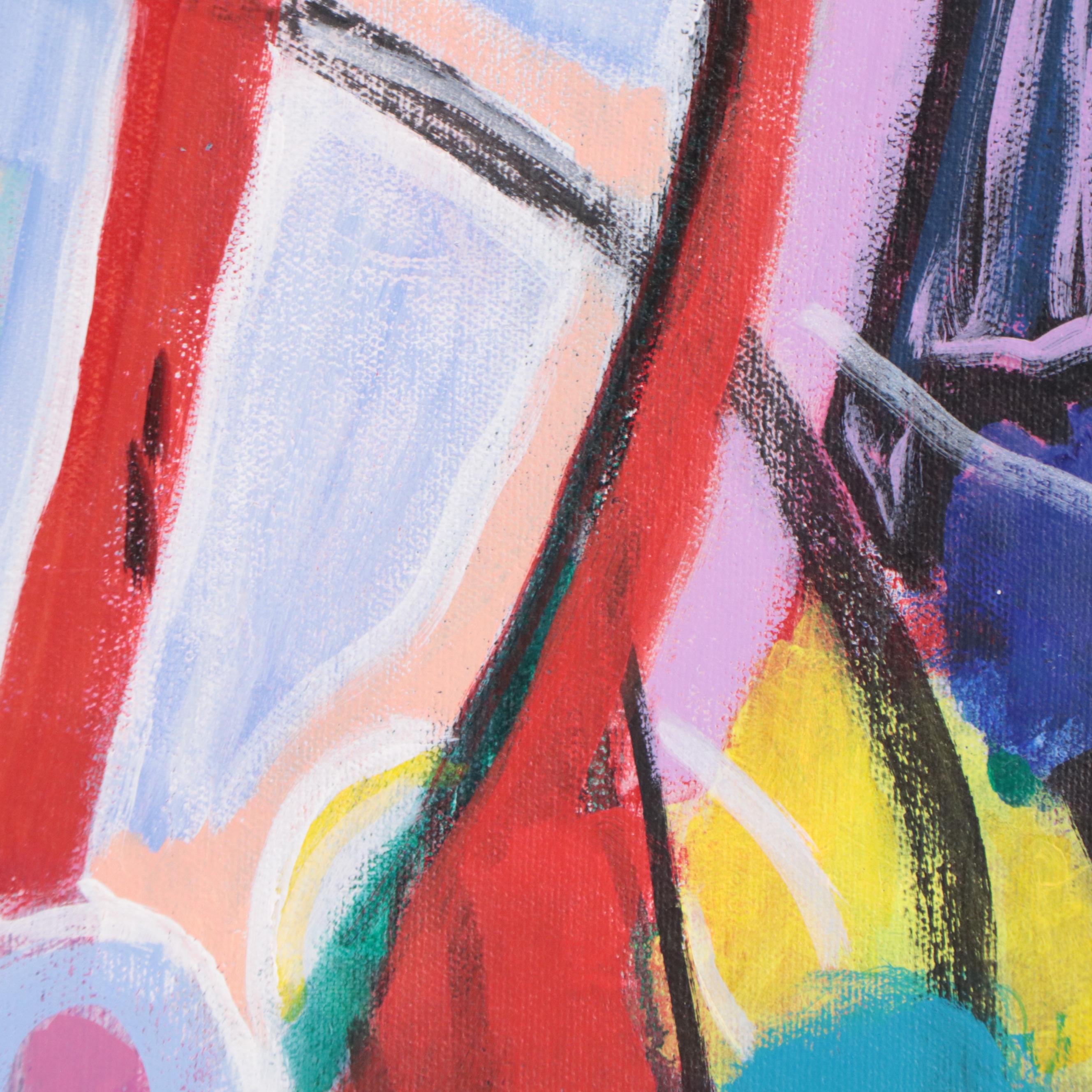 Rhee Lightner Acrylic Painting "Cancer Season," 2020