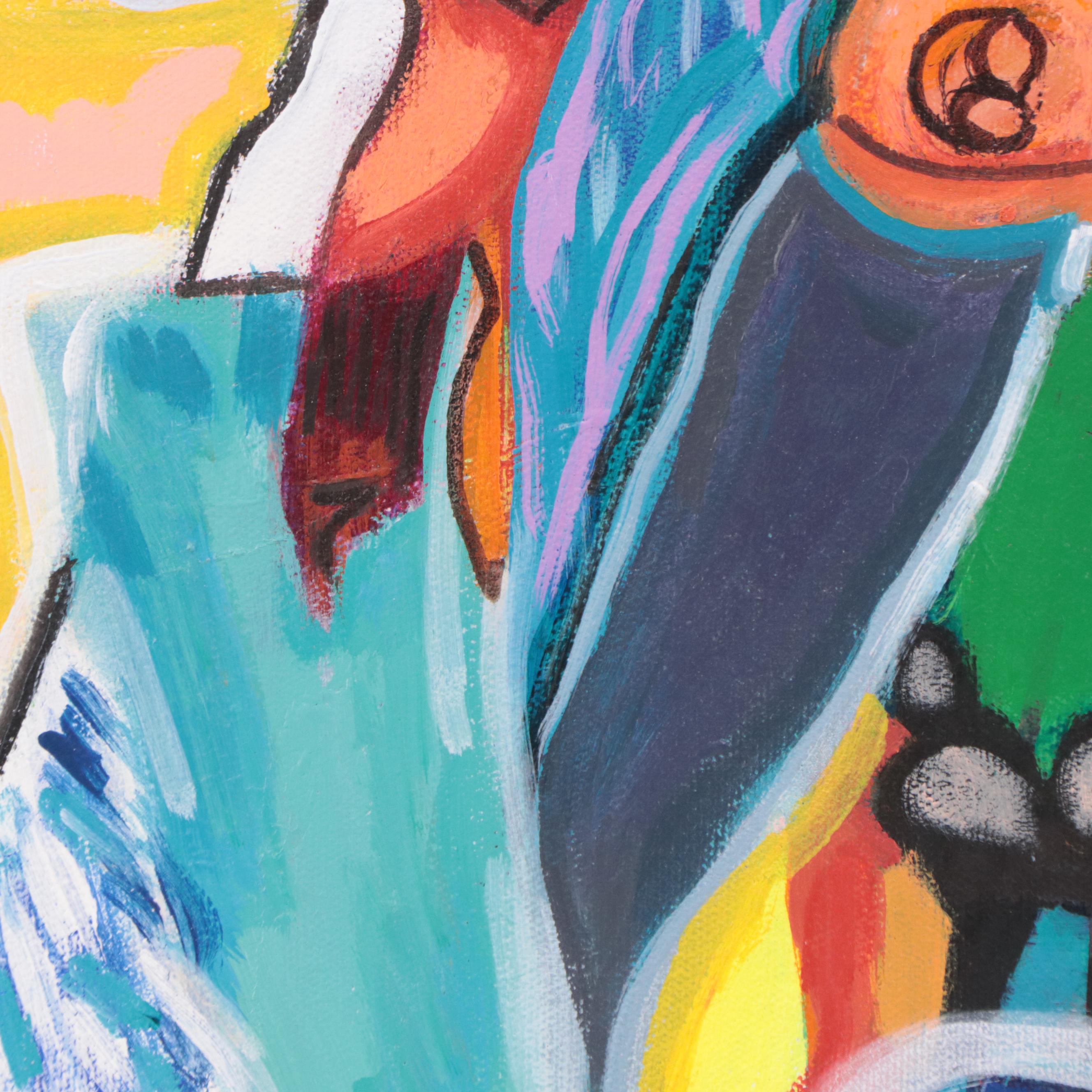 Rhee Lightner Acrylic Painting "Cancer Season," 2020