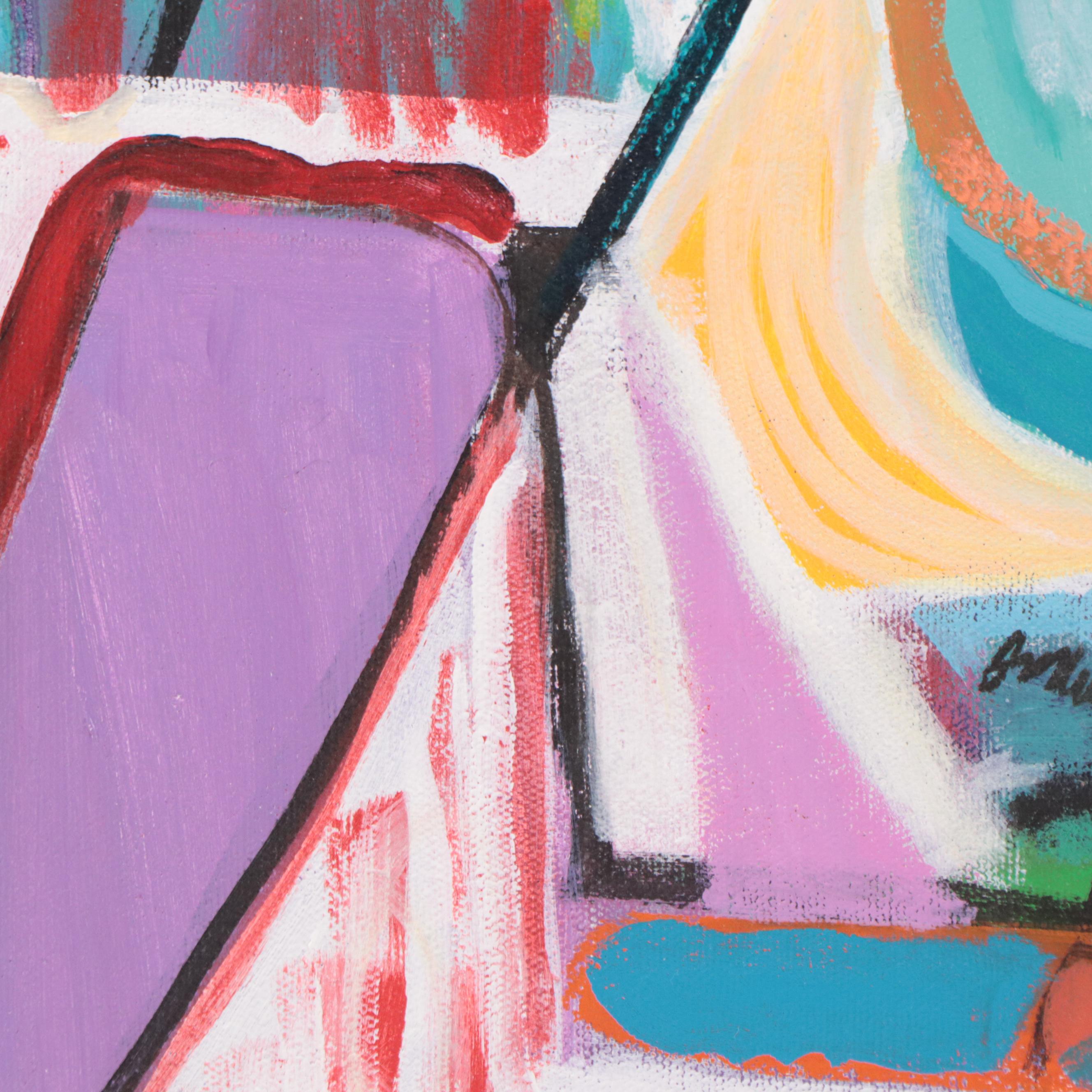 Rhee Lightner Acrylic Painting "Cancer Season," 2020