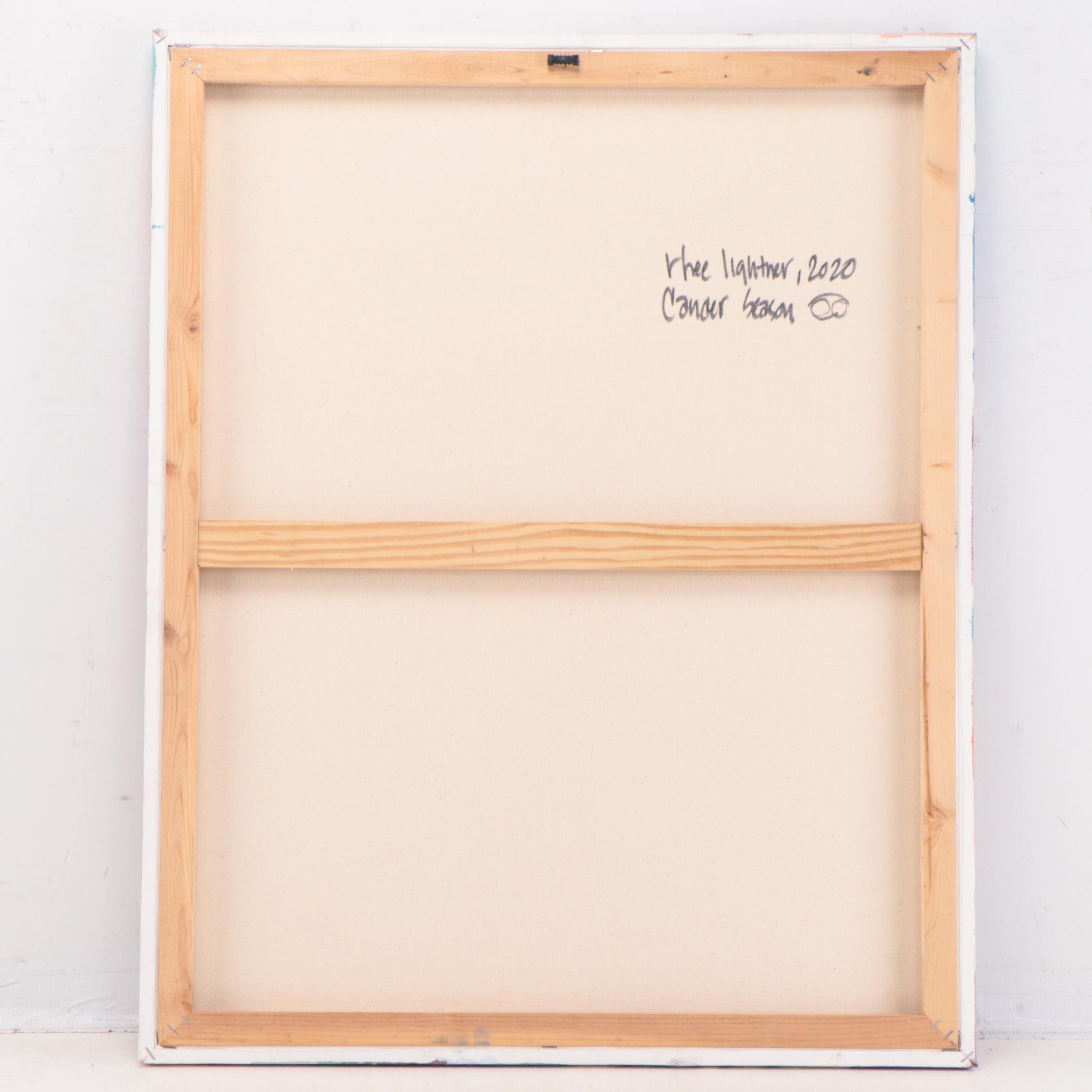 Rhee Lightner Acrylic Painting "Cancer Season," 2020