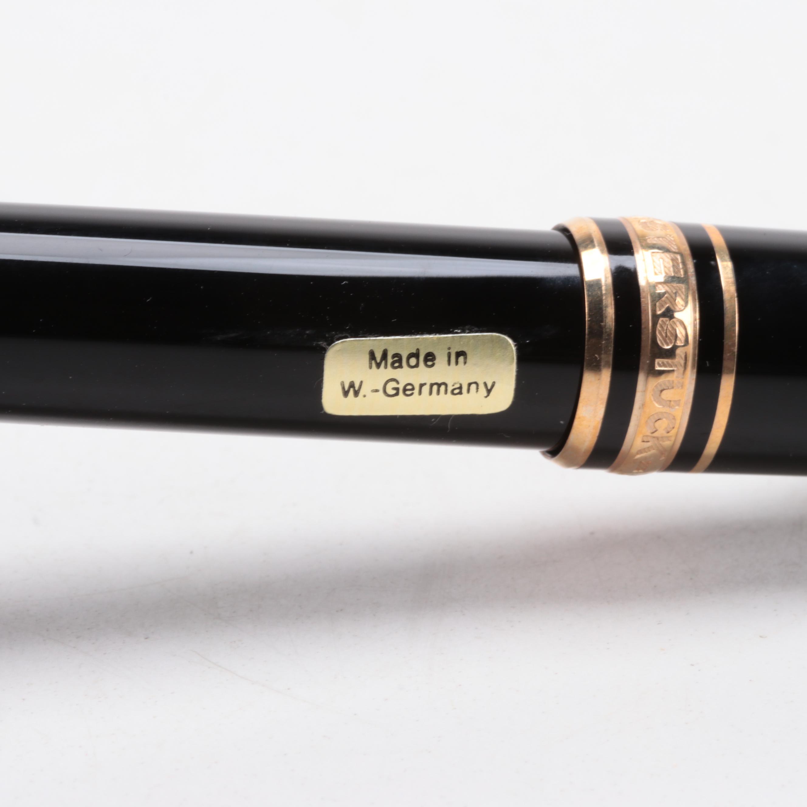 Montblanc Meisterstück Black Resin Rollerball Pen with Refill and Case