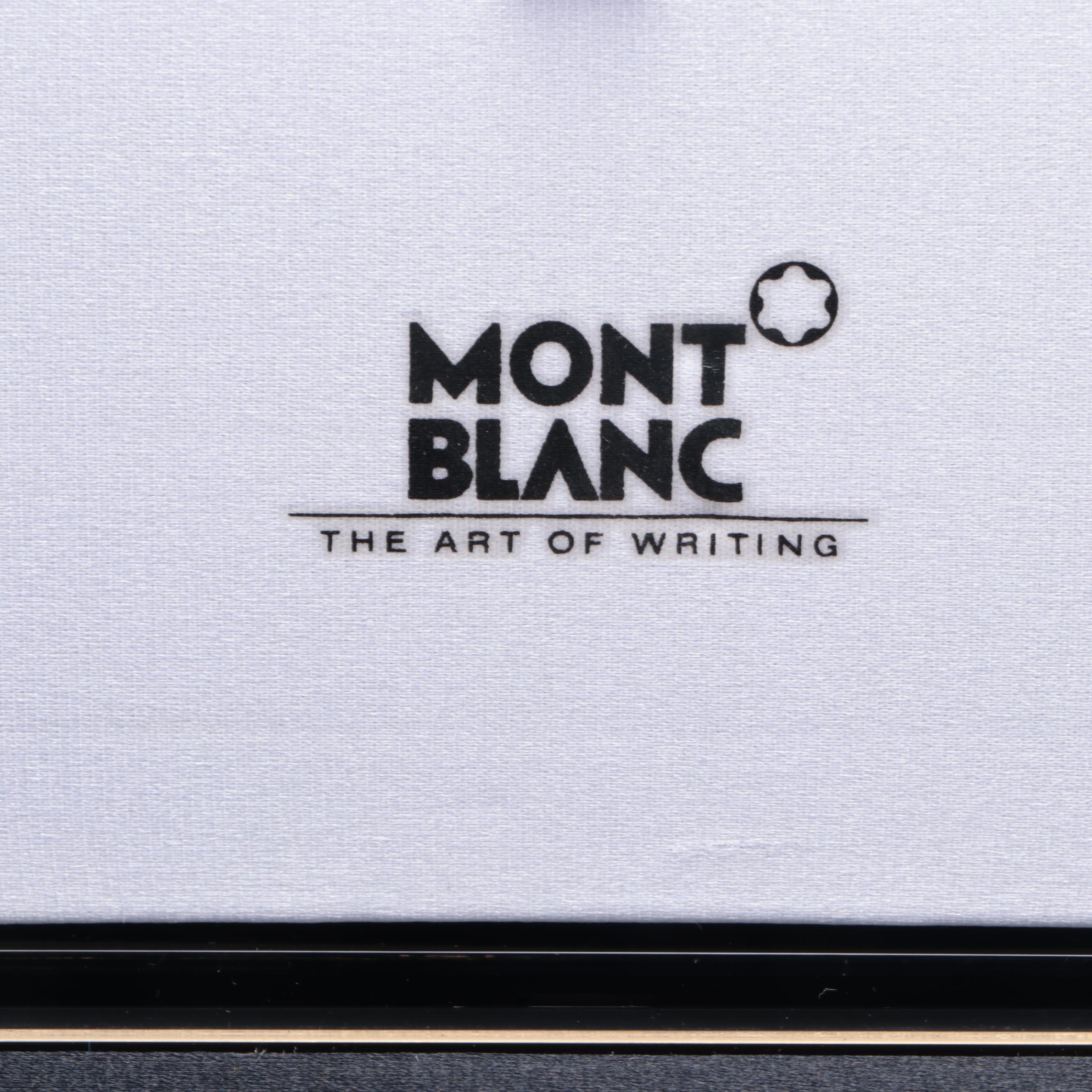 Montblanc Meisterstück Black Resin Rollerball Pen with Refill and Case