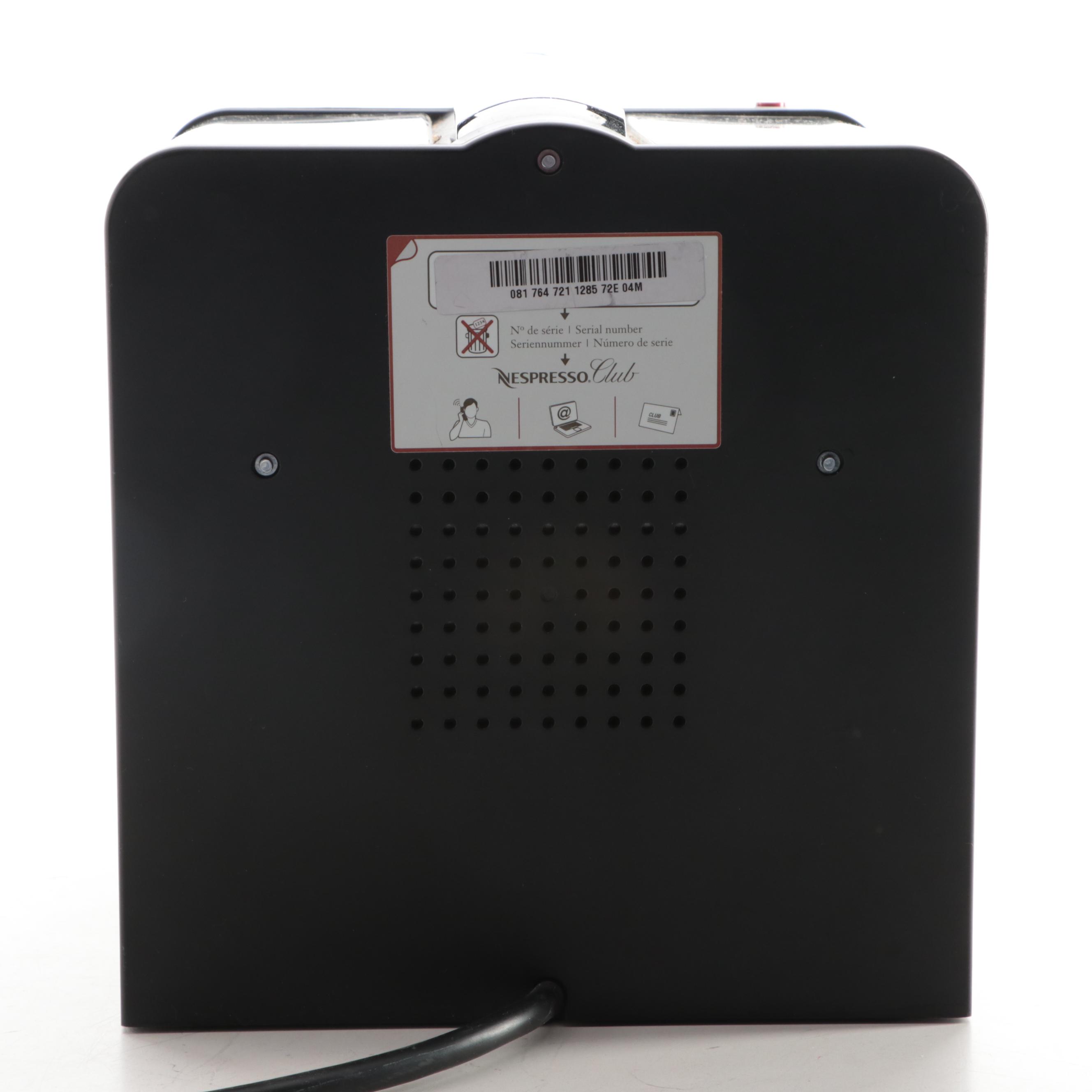 Nespresso Titan Gray Le Cube Espresso Machine