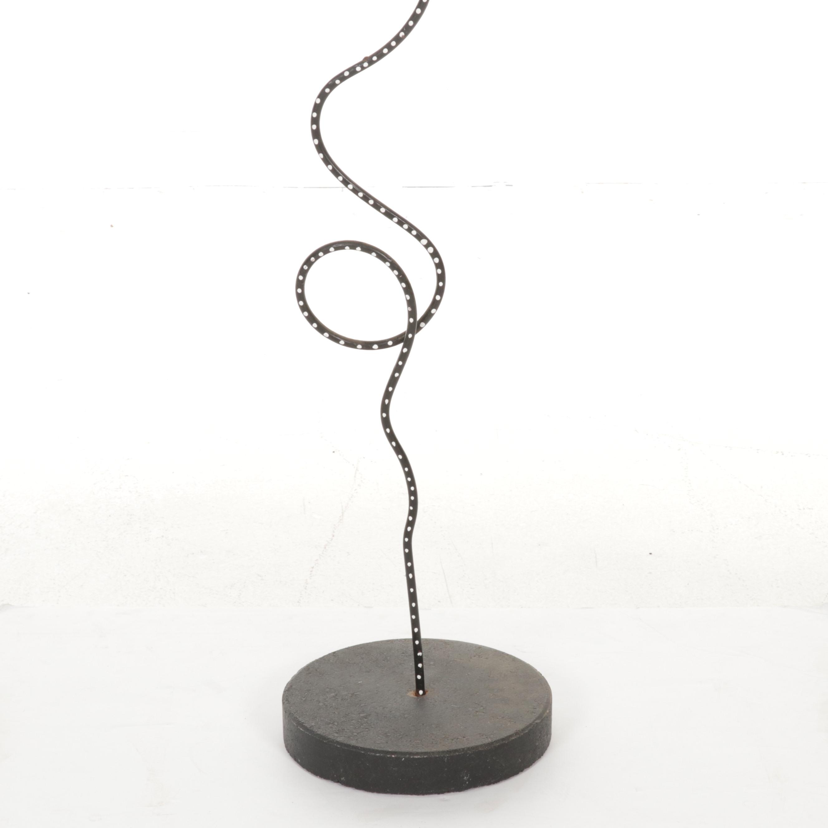 Signed Embellished Metal Fish Sculpture by Markel