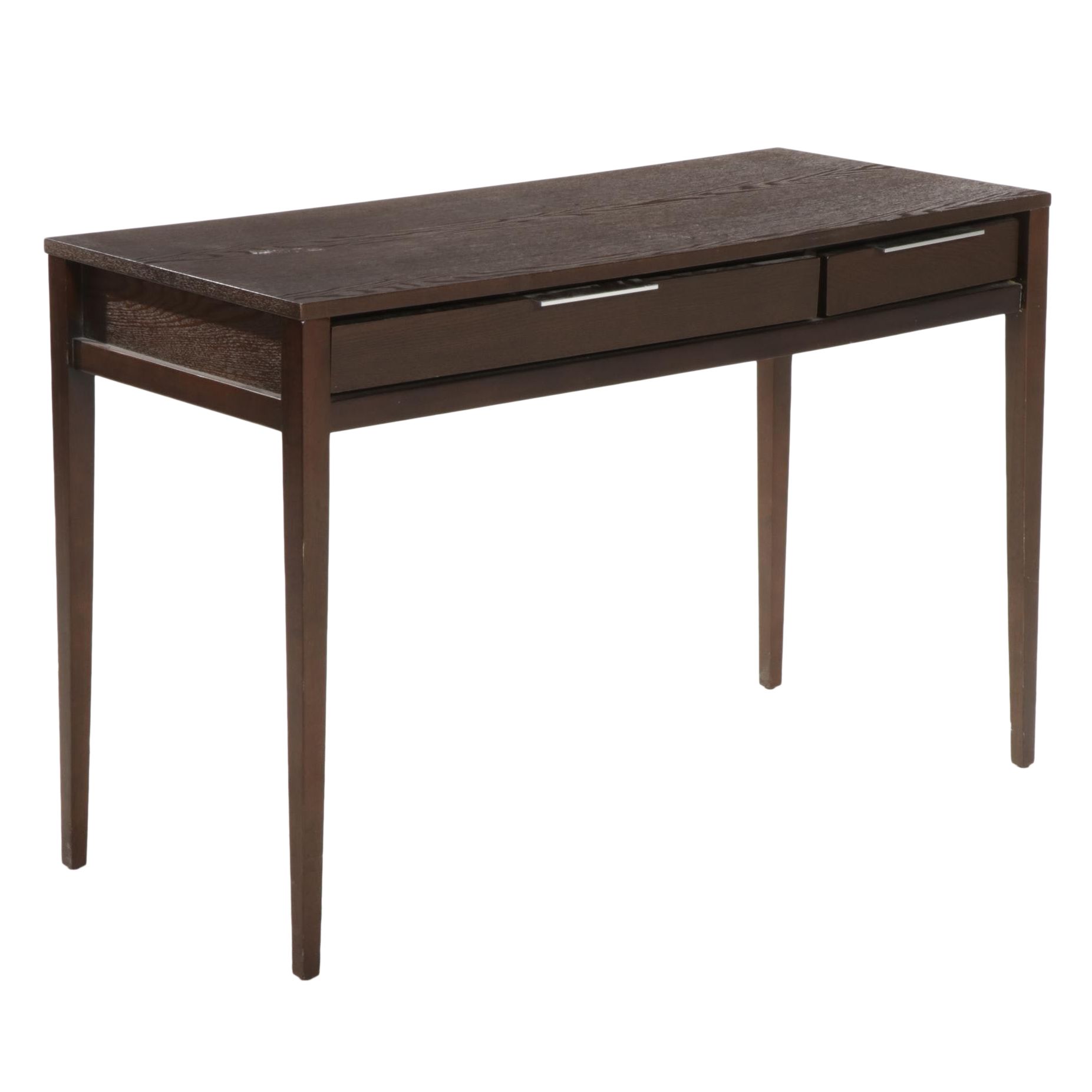 Contemporary Wood-Grained Laminate Computer Desk