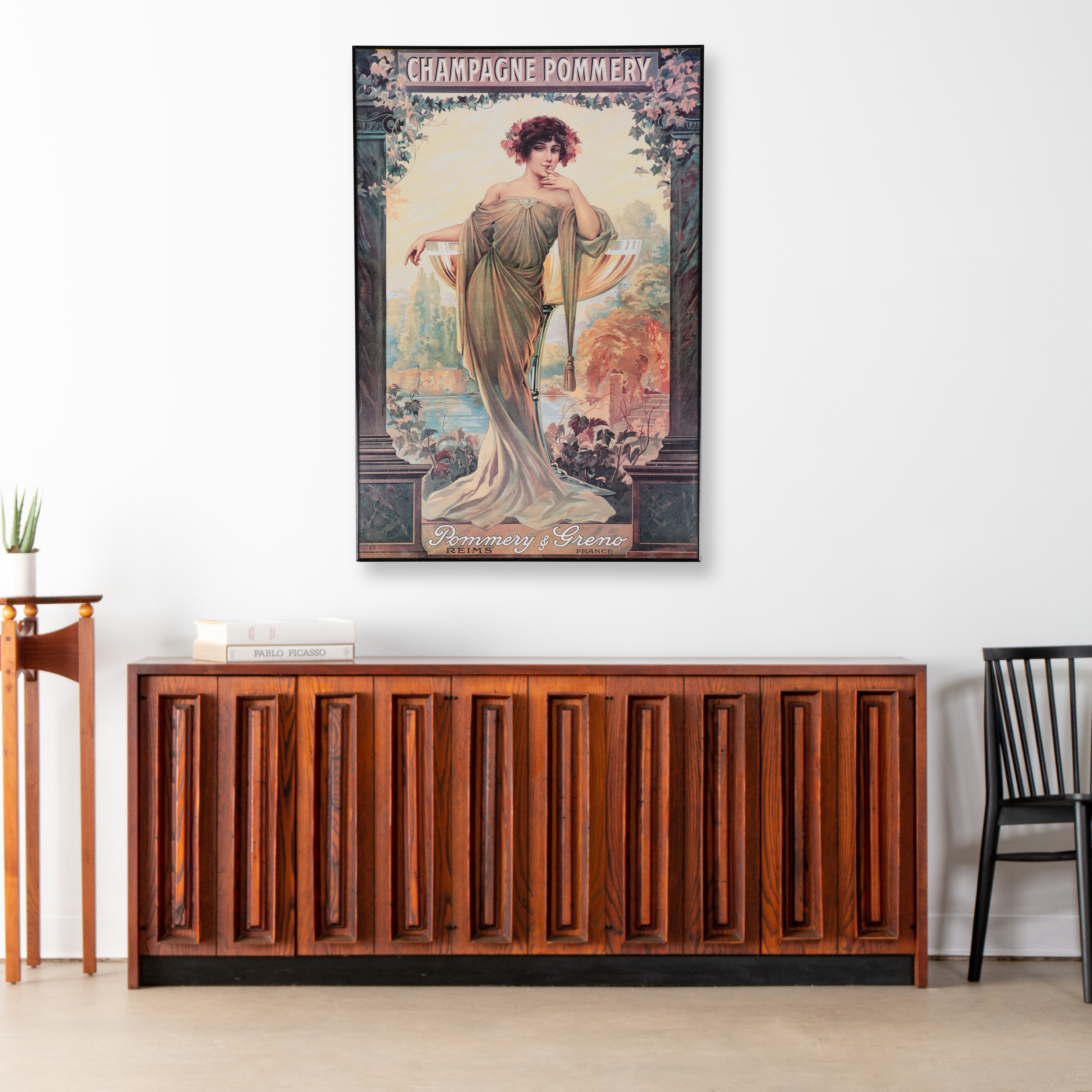 Offset Lithograph Poster "Champagne Pommery"