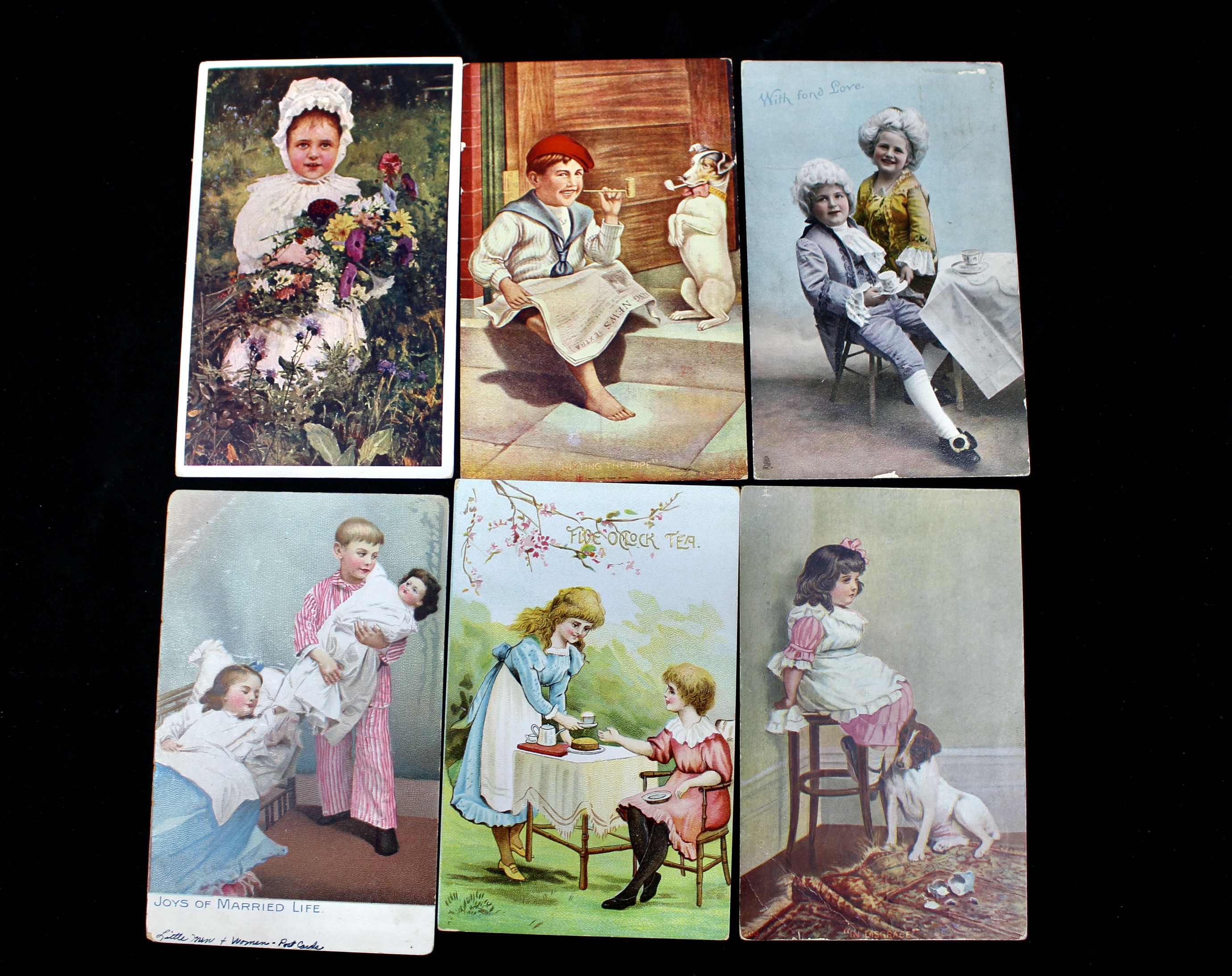 Sixty Different Early 1900s Postcards