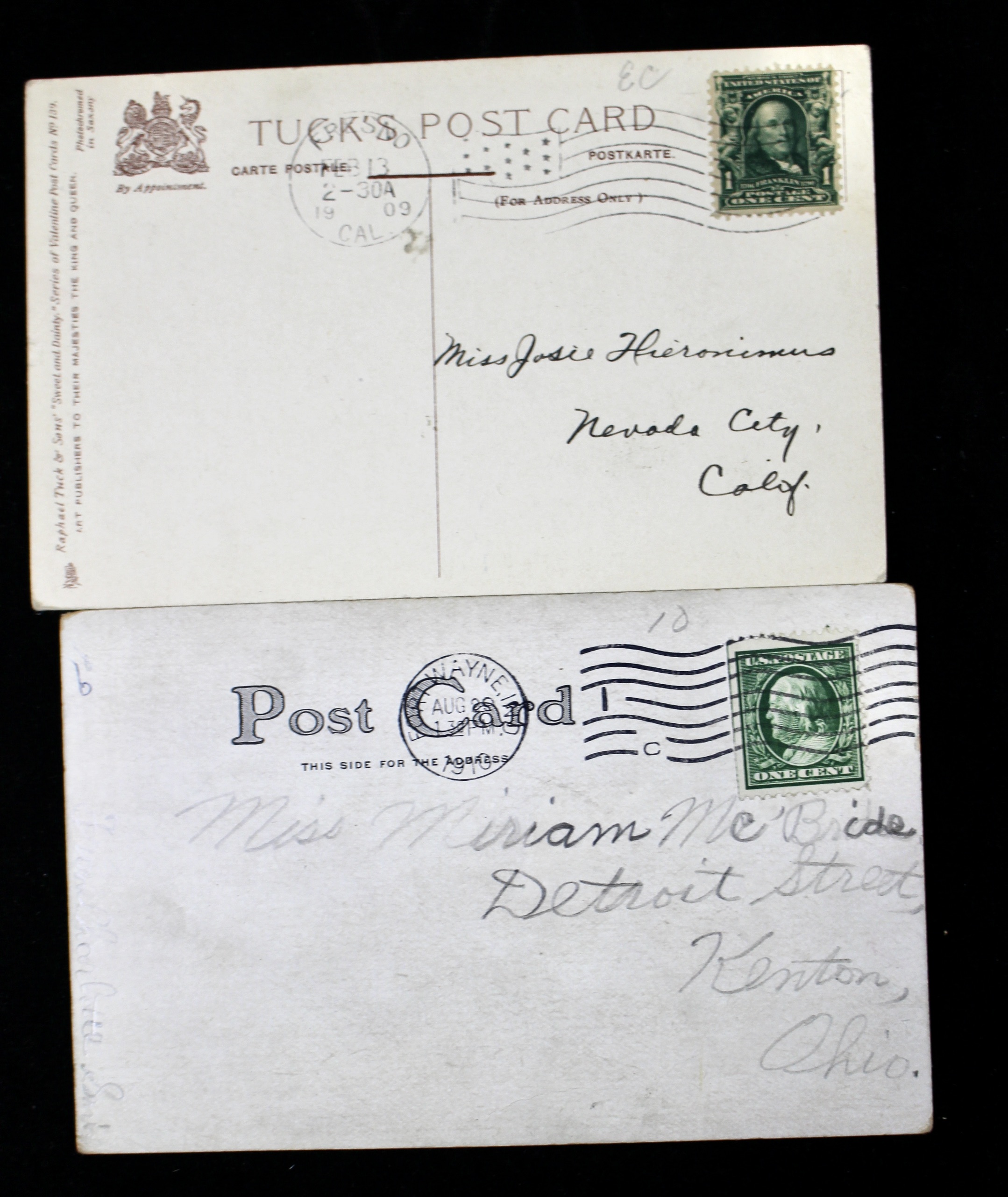 Sixty Different Early 1900s Postcards