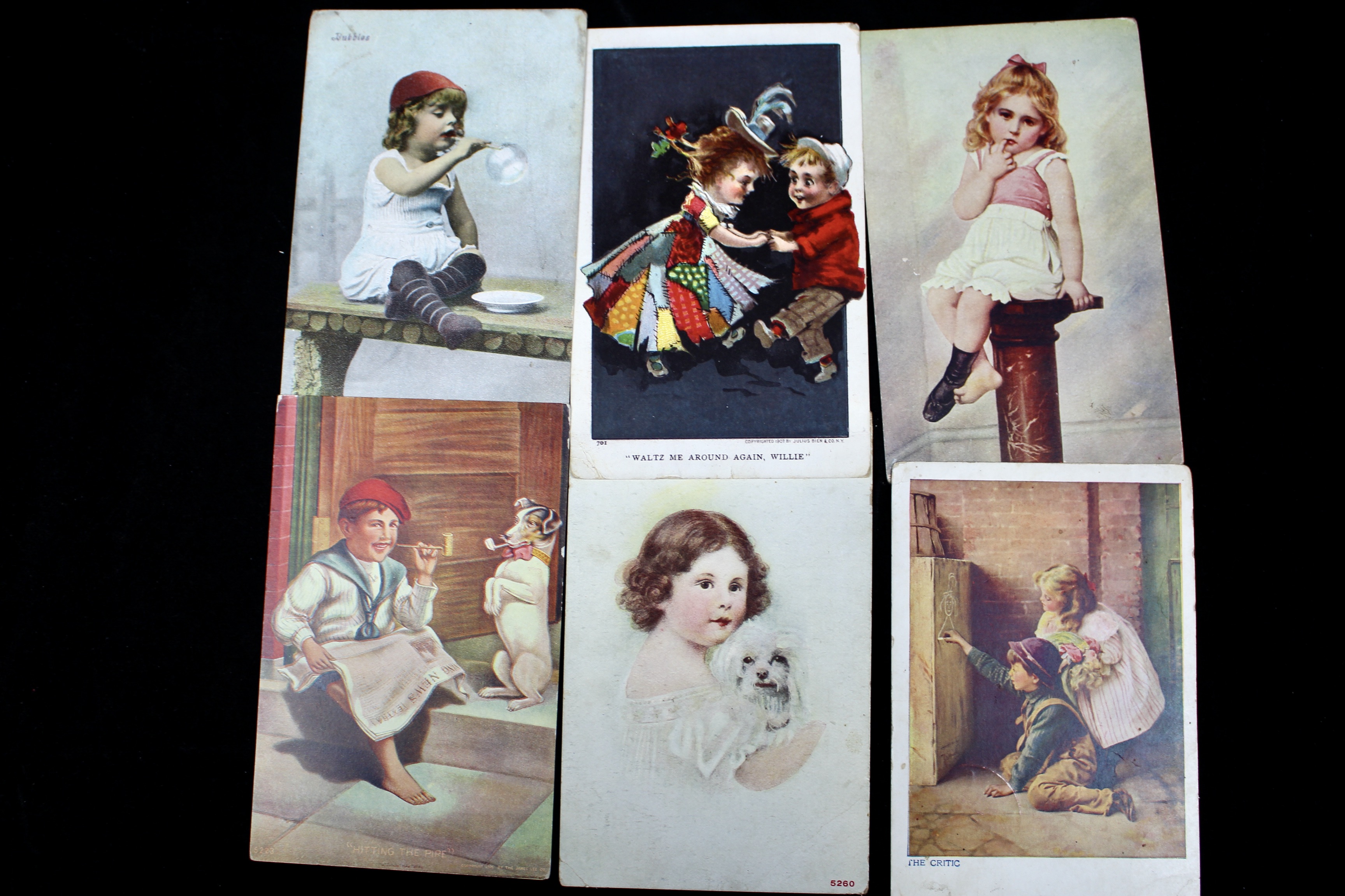 Sixty Different Early 1900s Postcards