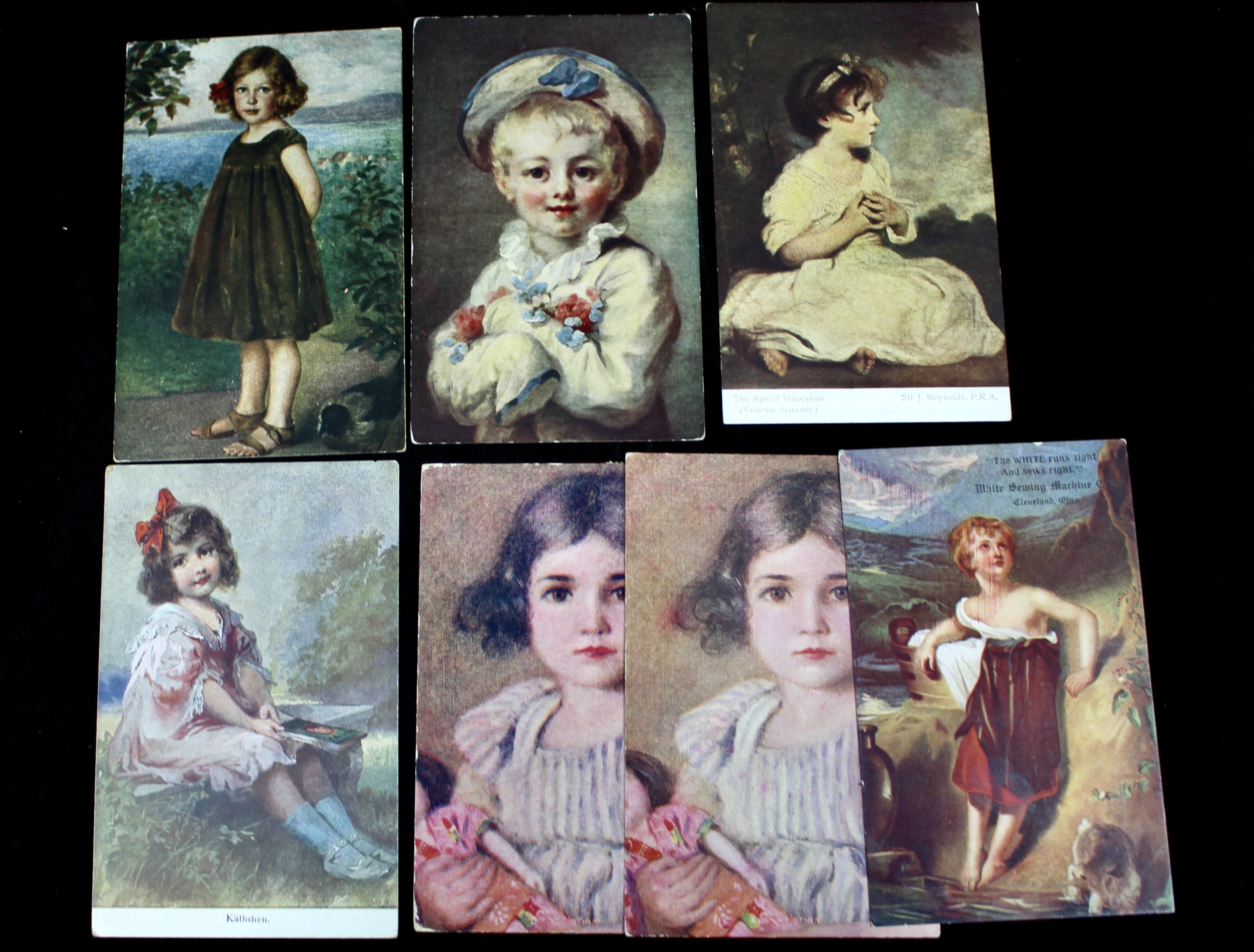Sixty Different Early 1900s Postcards