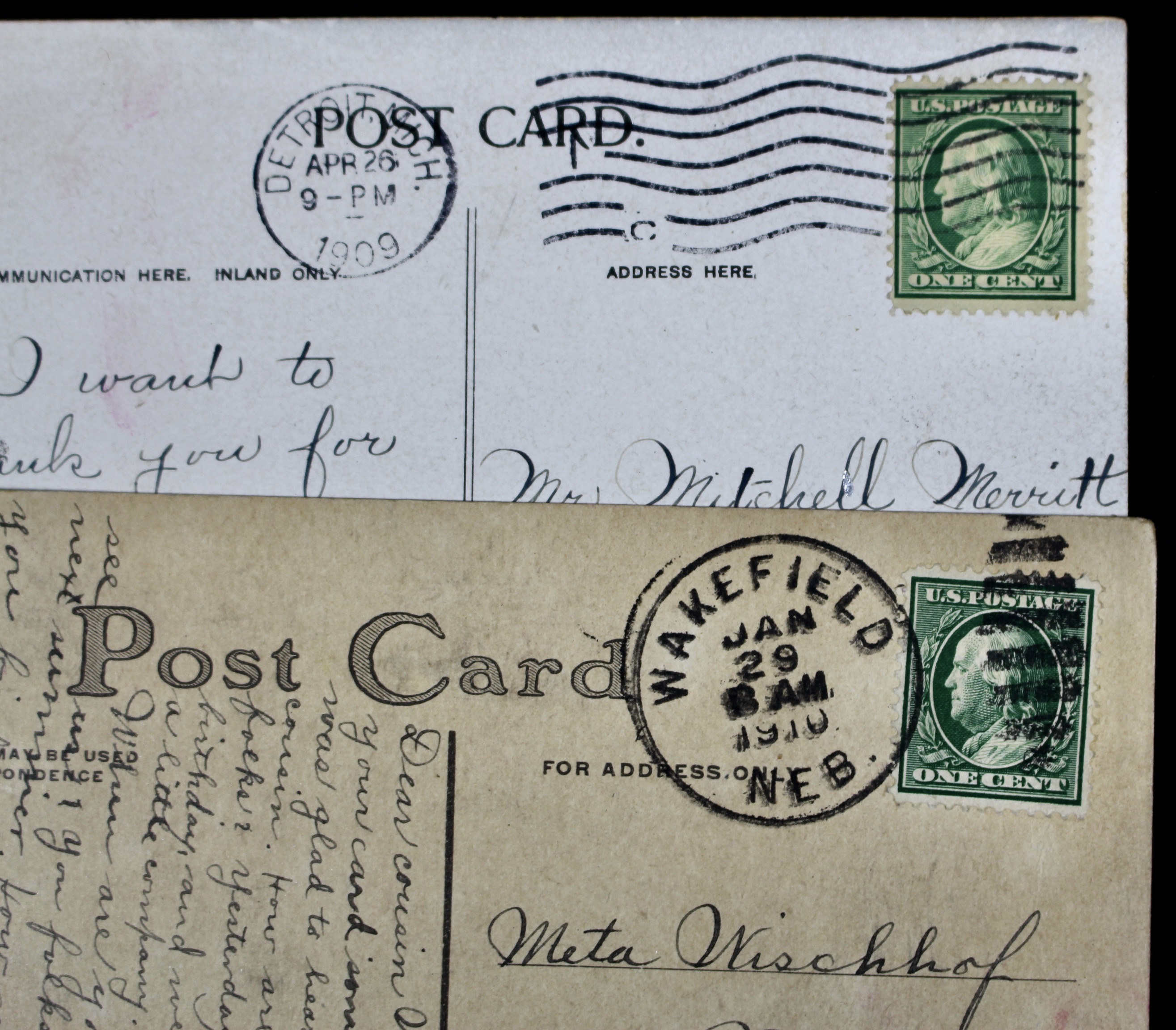 Sixty Different Early 1900s Postcards