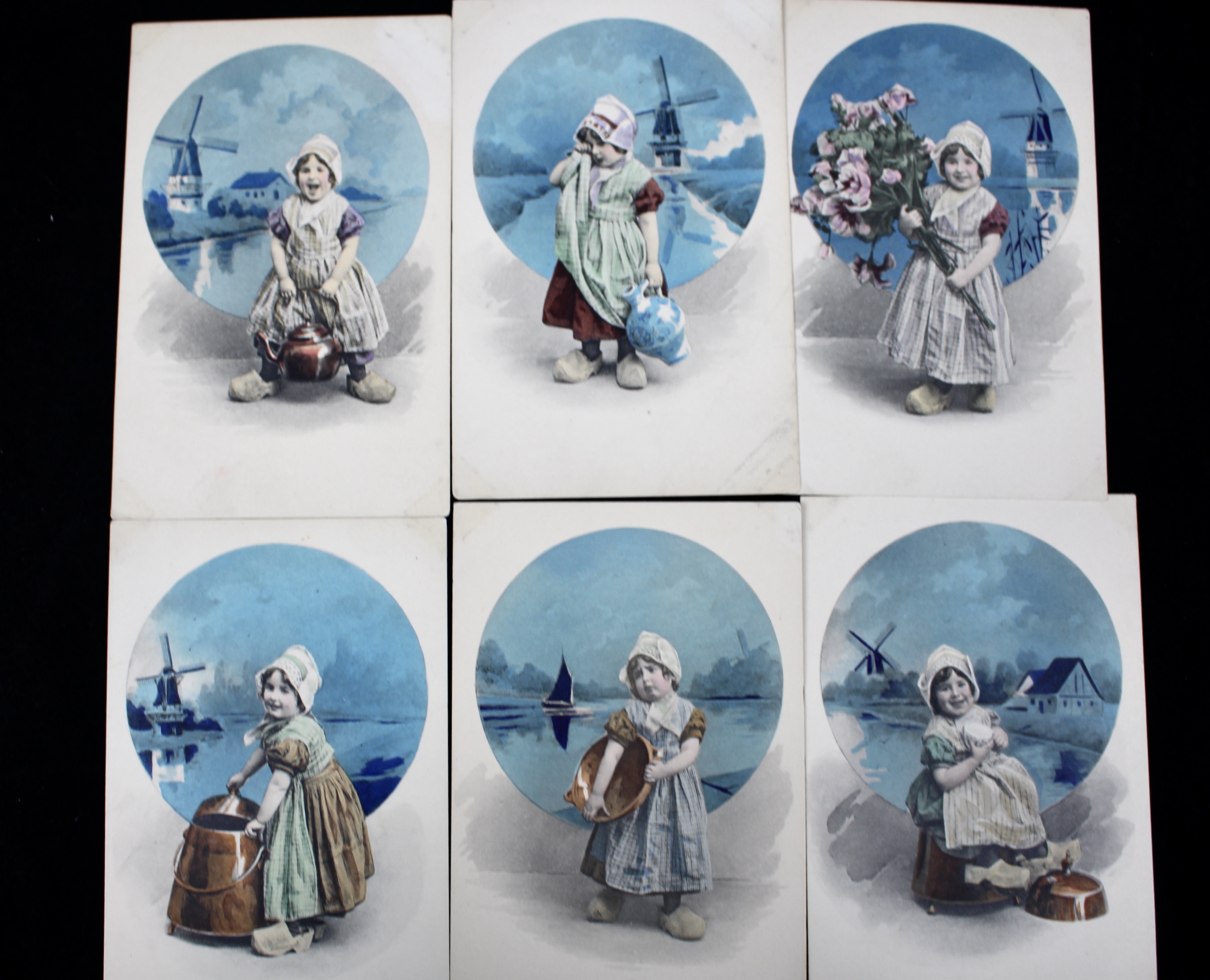 Sixty Different Early 1900s Postcards