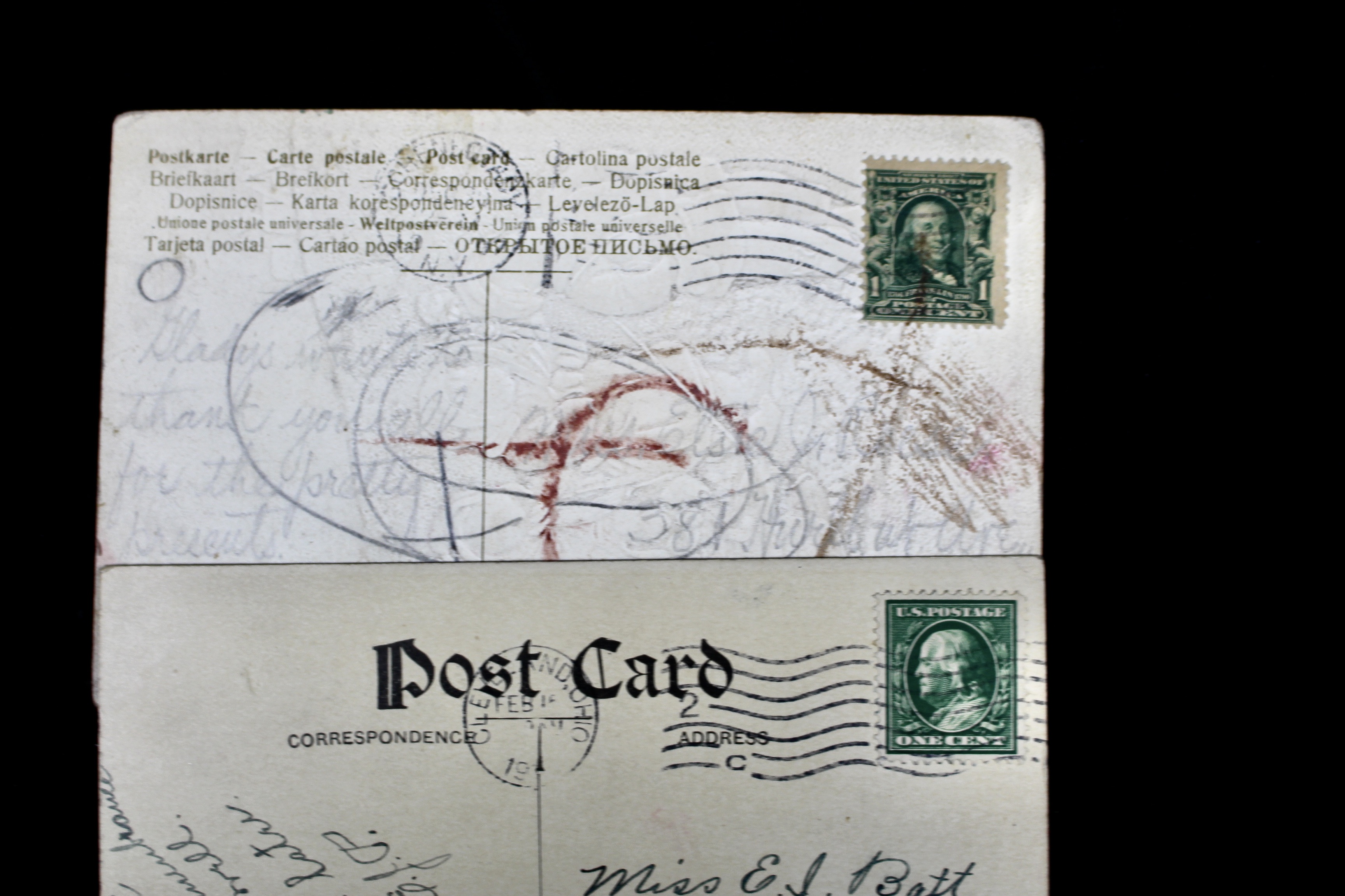 Sixty Different Early 1900s Postcards