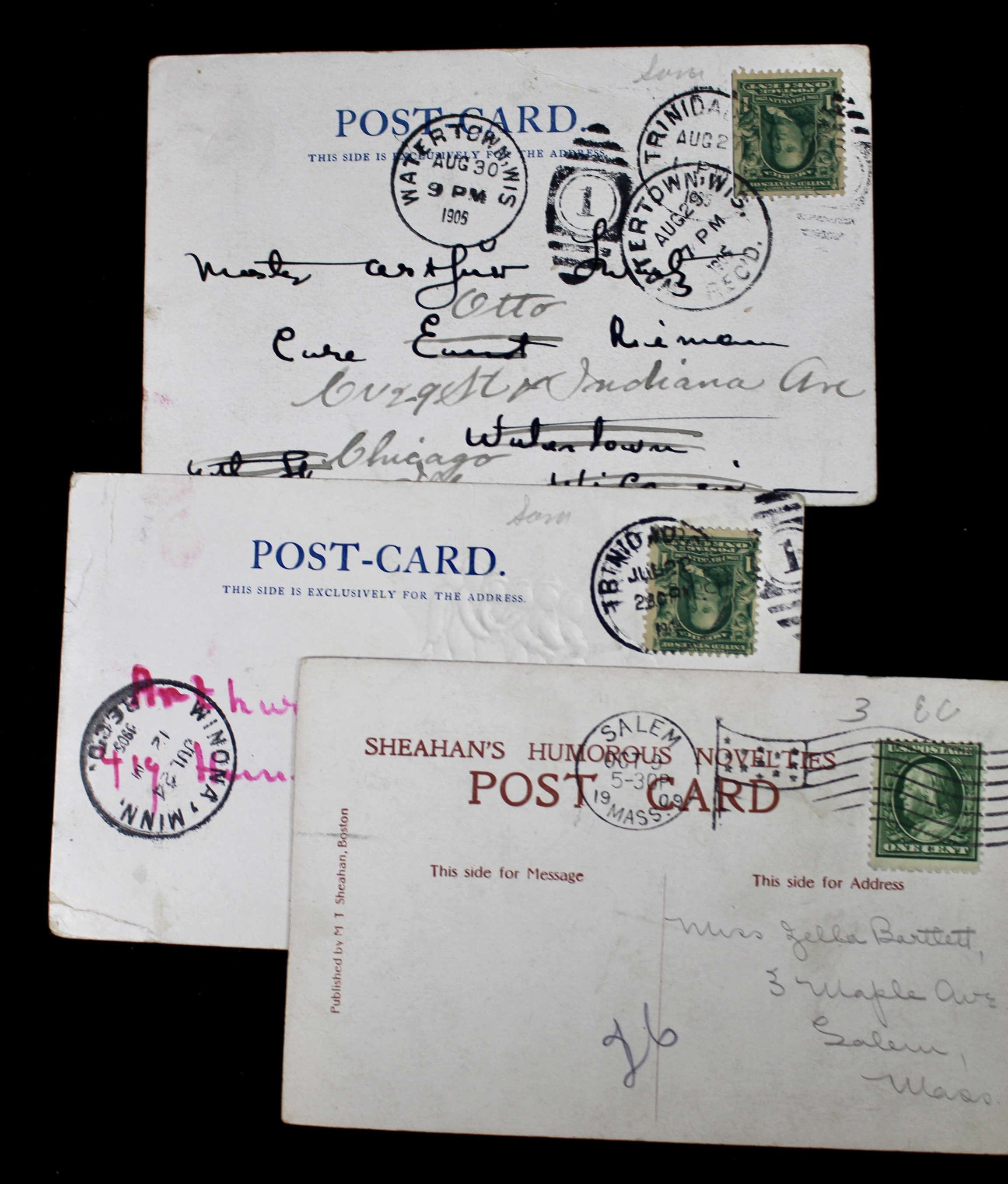 Sixty Different Early 1900s Postcards