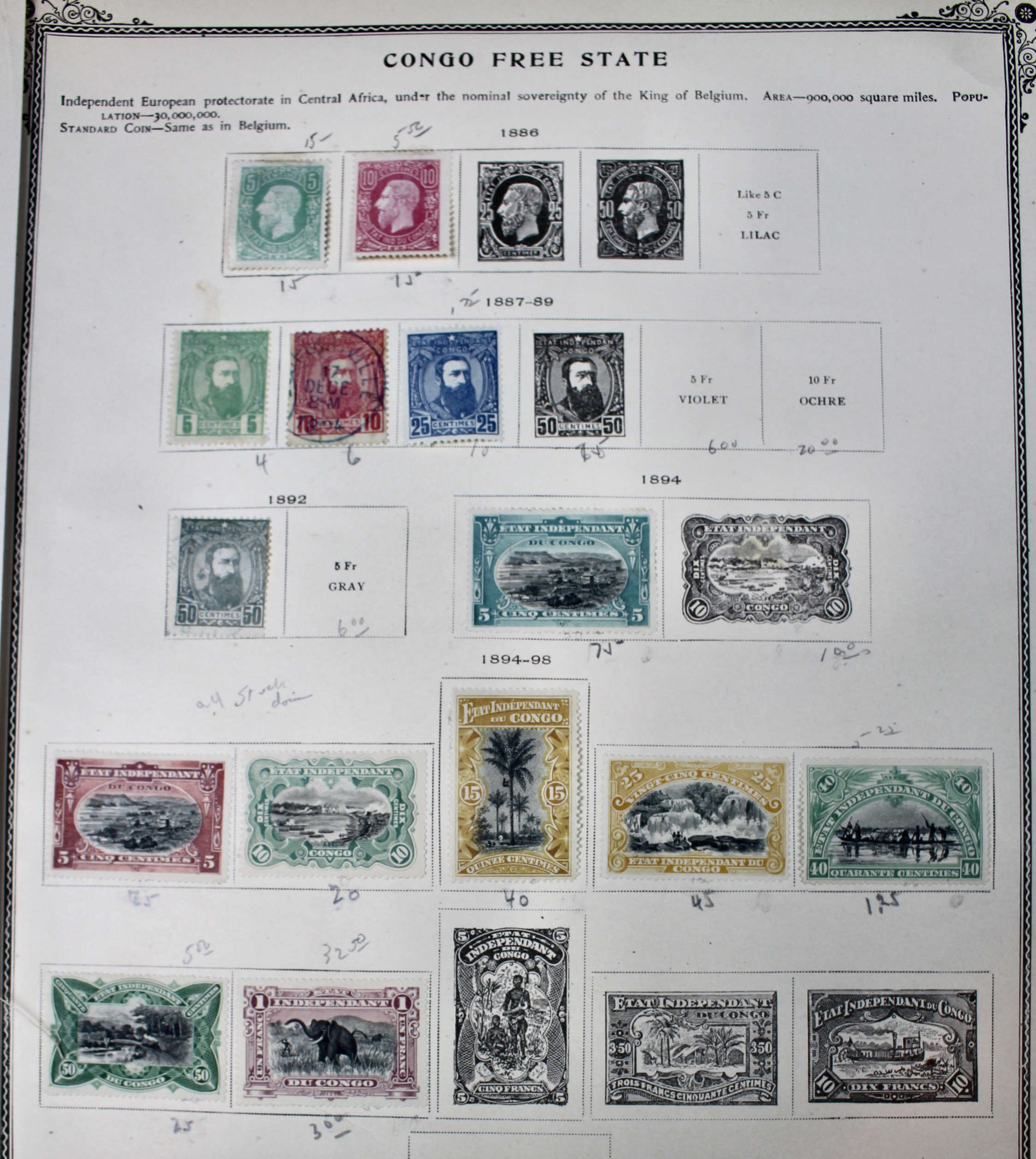 Early Foreign Postage Stamp Collection