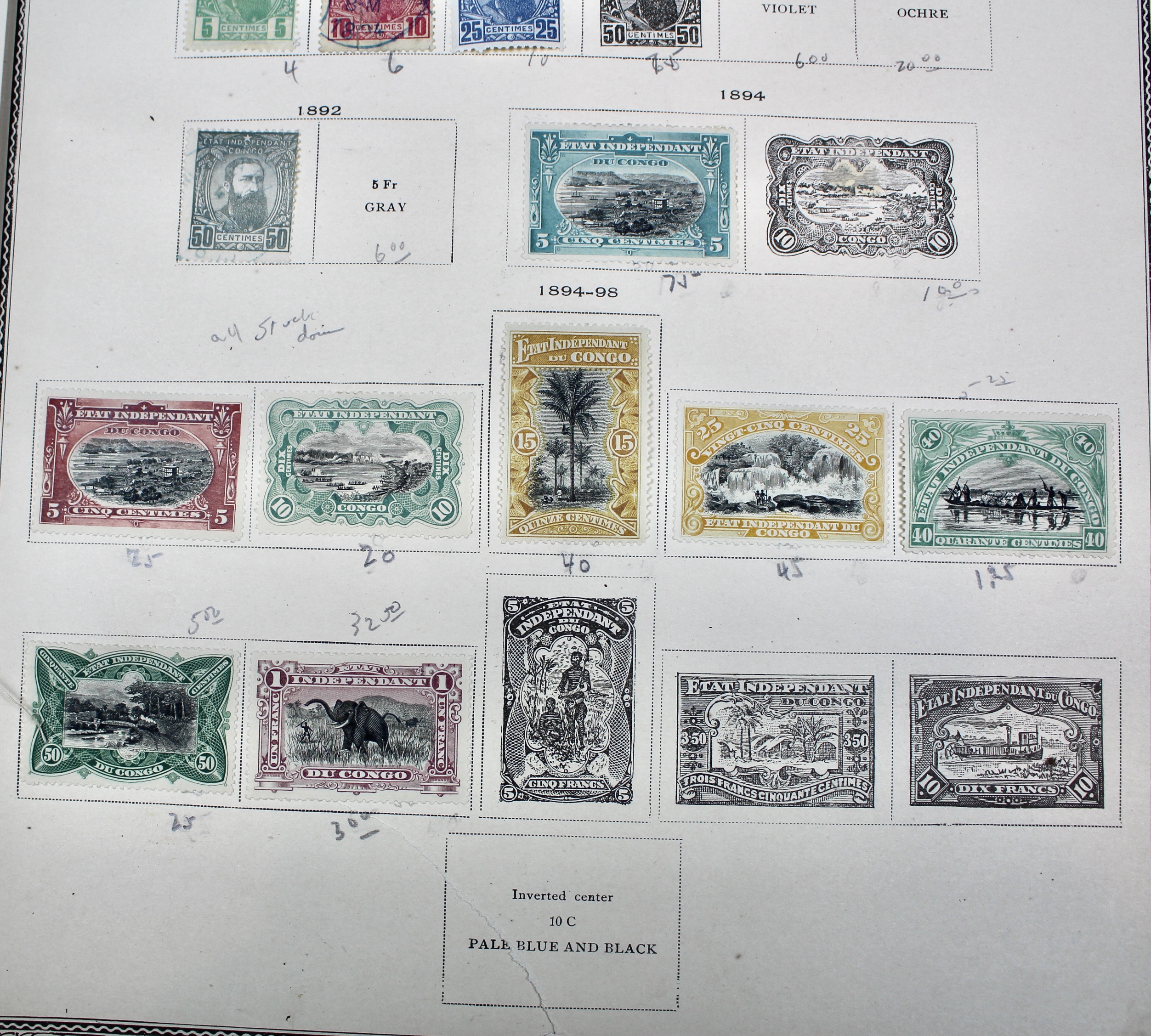 Early Foreign Postage Stamp Collection
