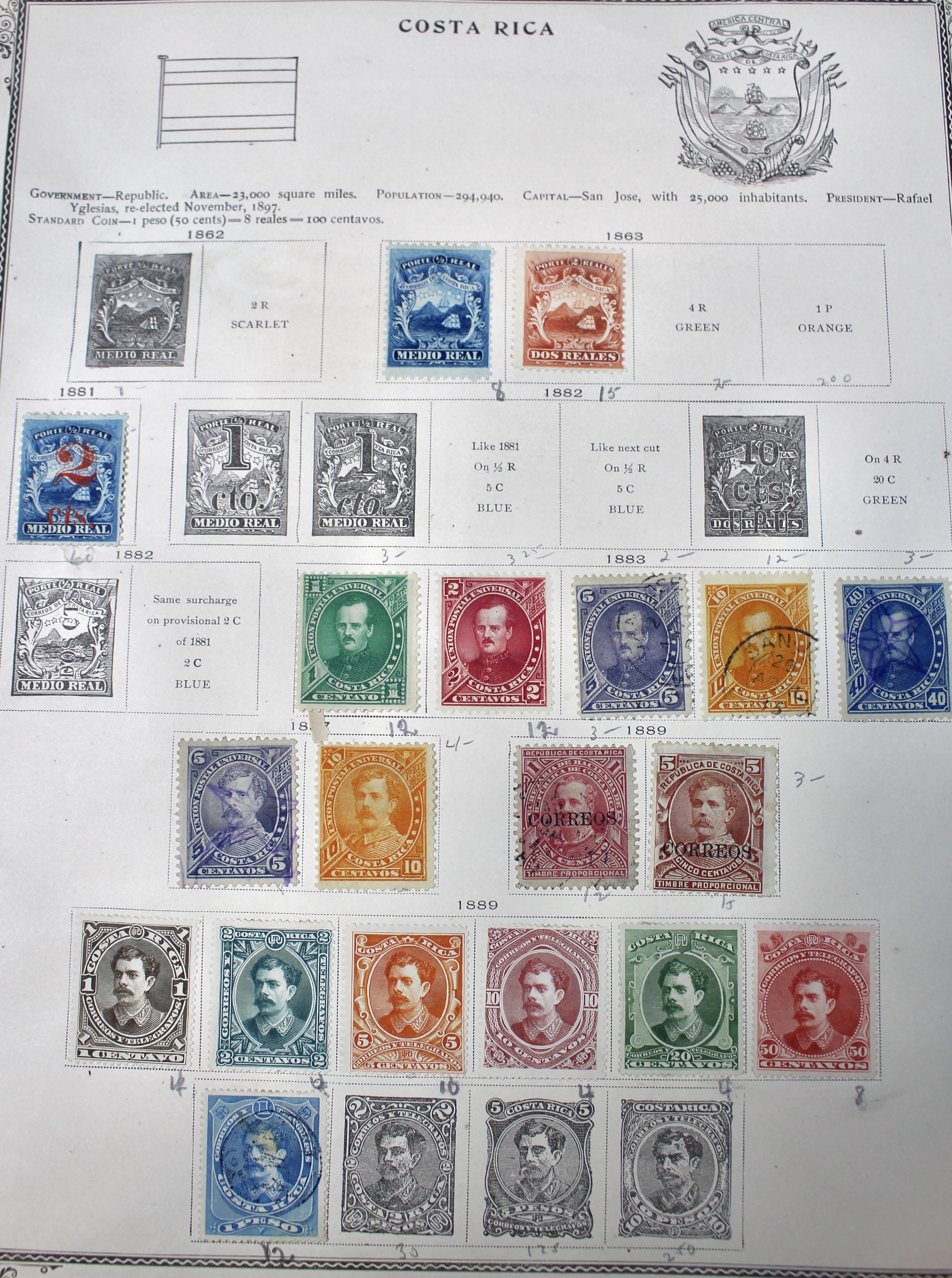 Early Foreign Postage Stamp Collection