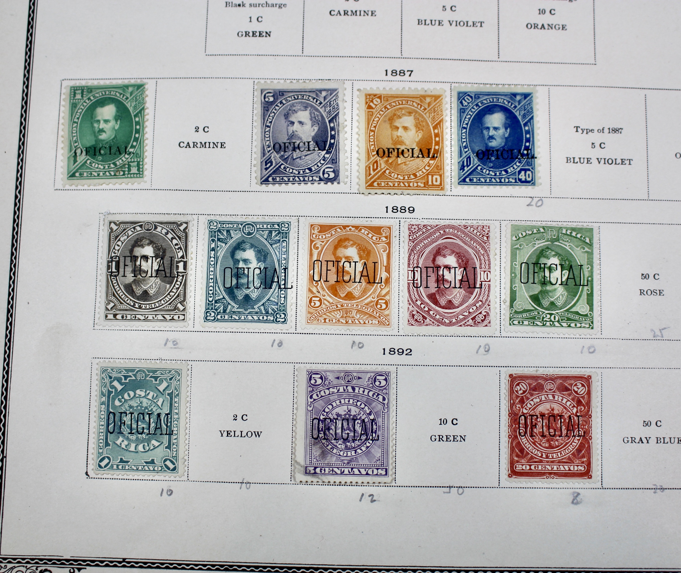 Early Foreign Postage Stamp Collection