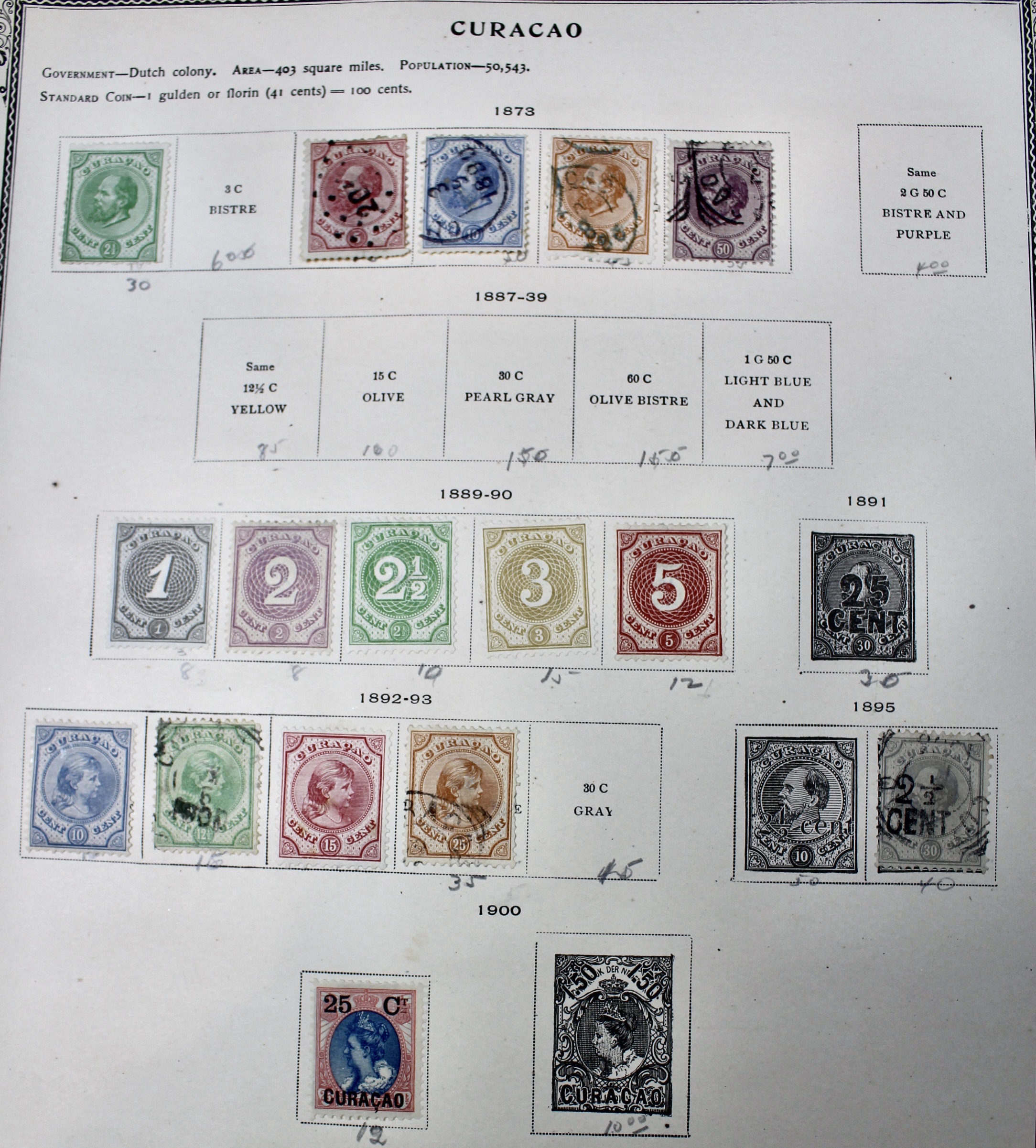 Early Foreign Postage Stamp Collection