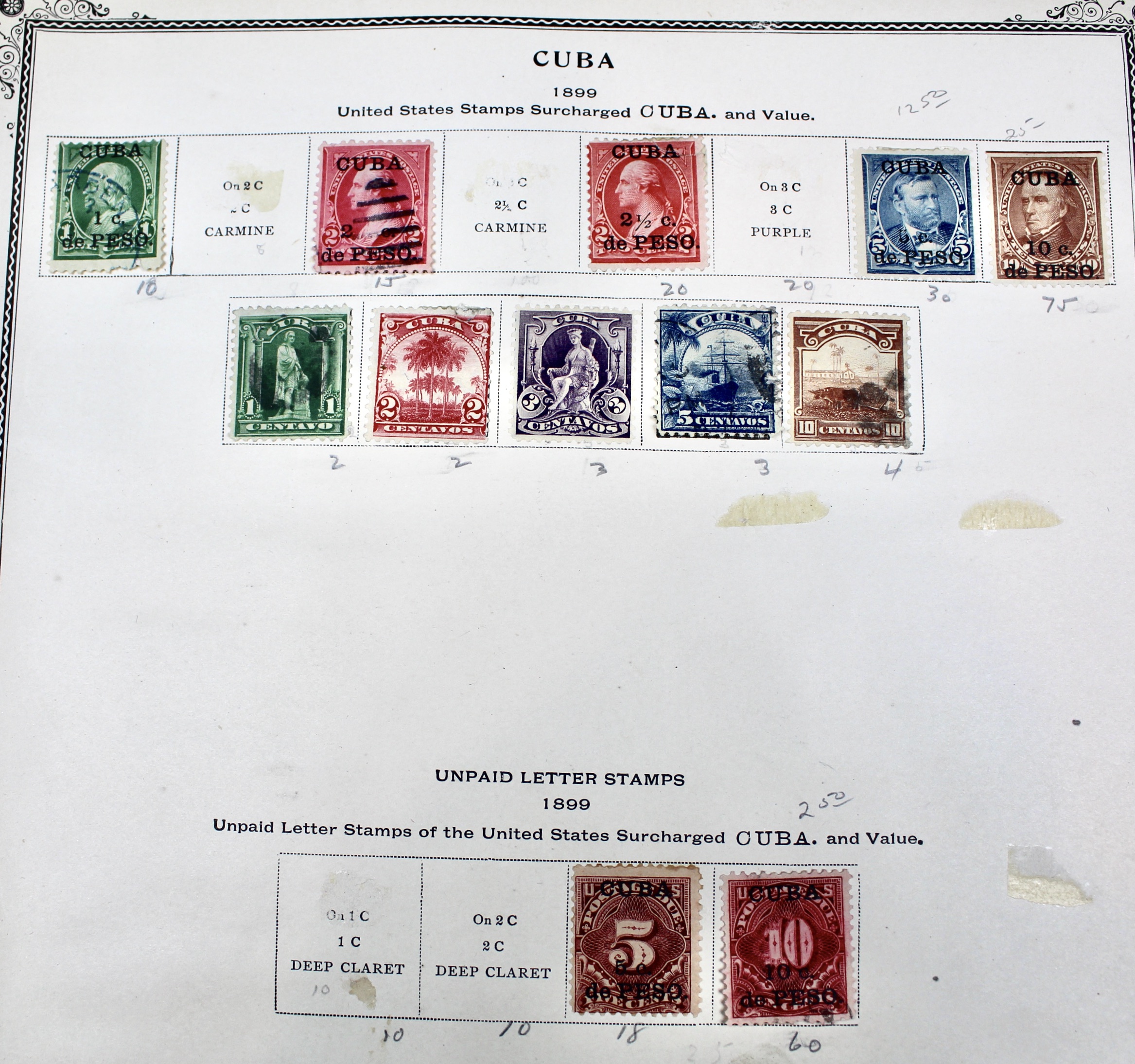 Early Foreign Postage Stamp Collection