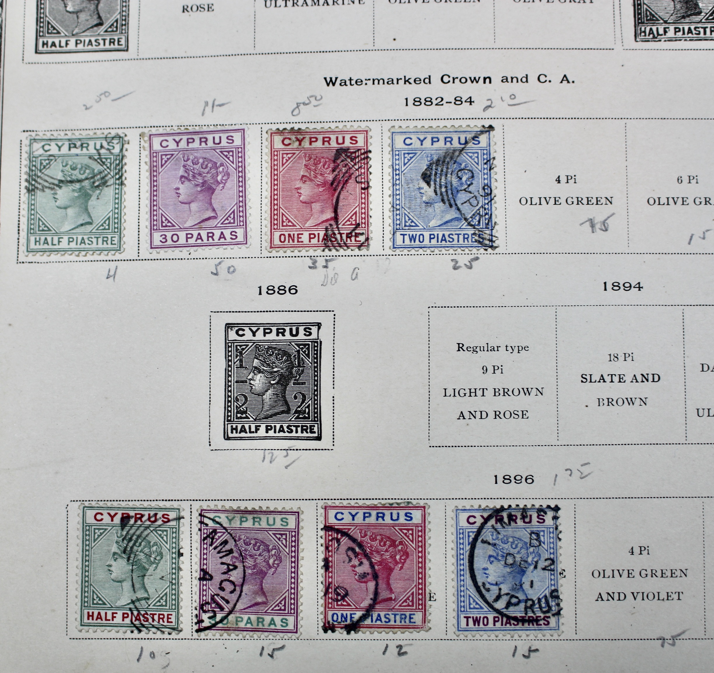 Early Foreign Postage Stamp Collection