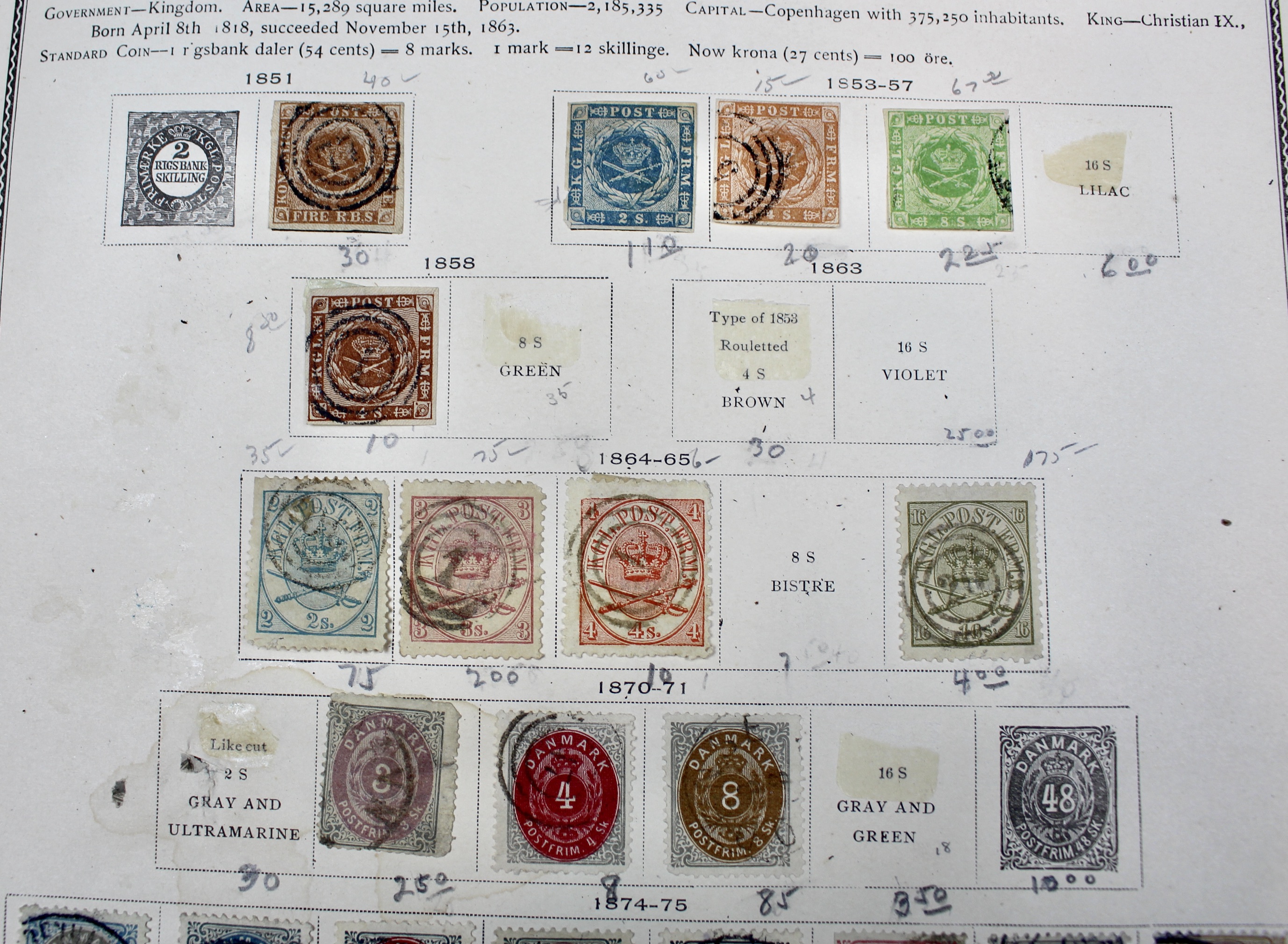 Early Foreign Postage Stamp Collection