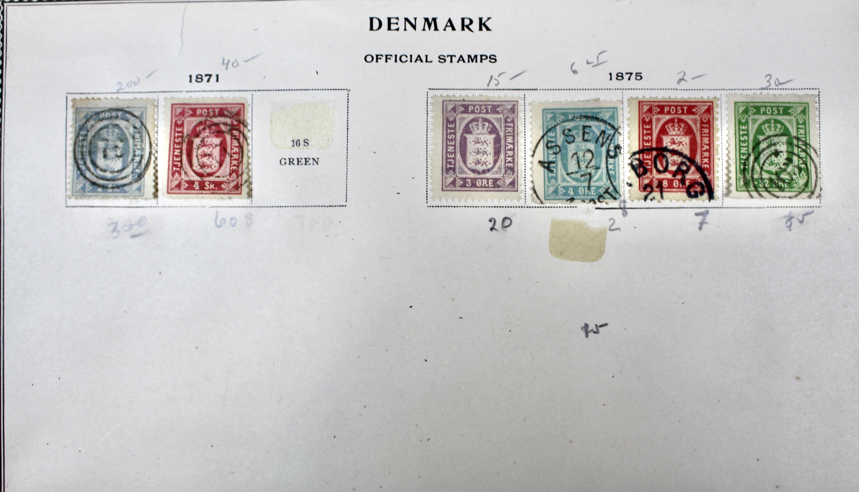 Early Foreign Postage Stamp Collection