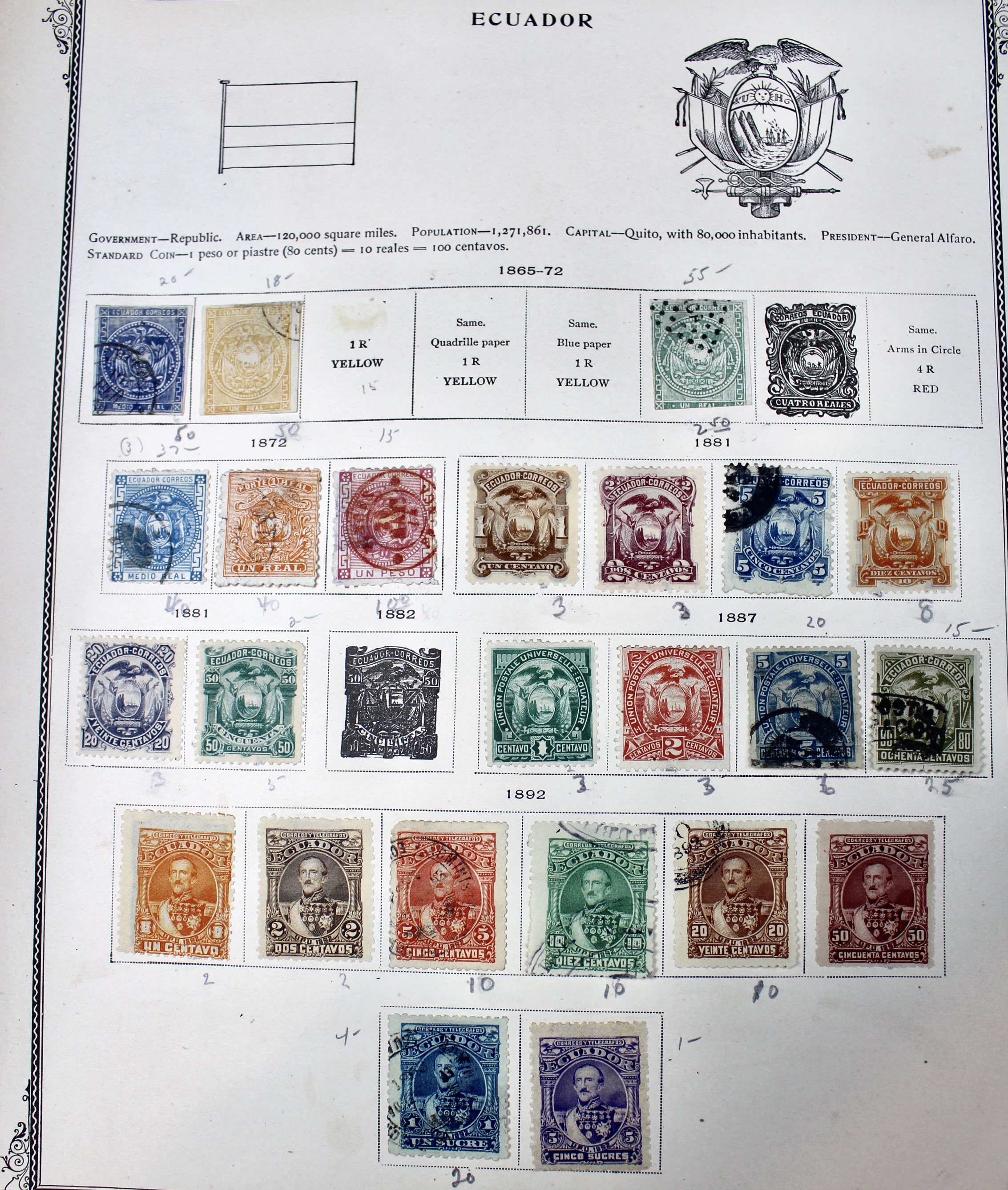 Early Foreign Postage Stamp Collection