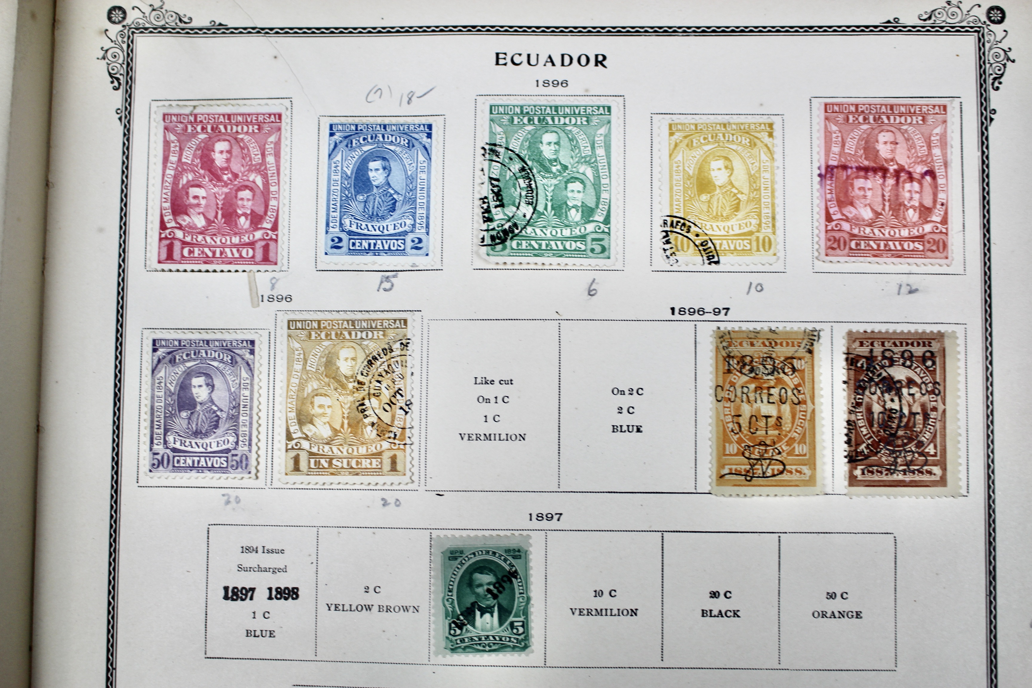 Early Foreign Postage Stamp Collection