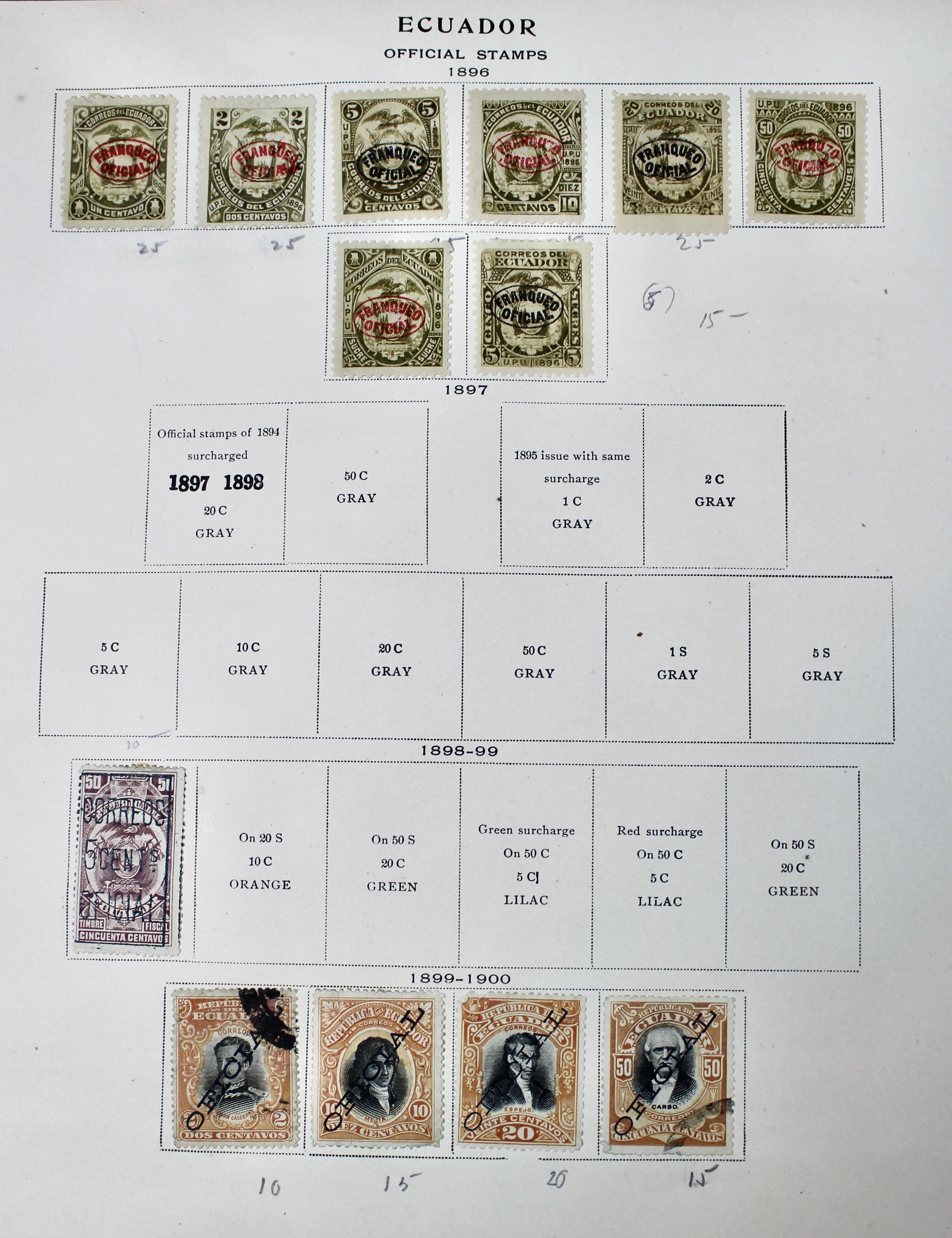 Early Foreign Postage Stamp Collection