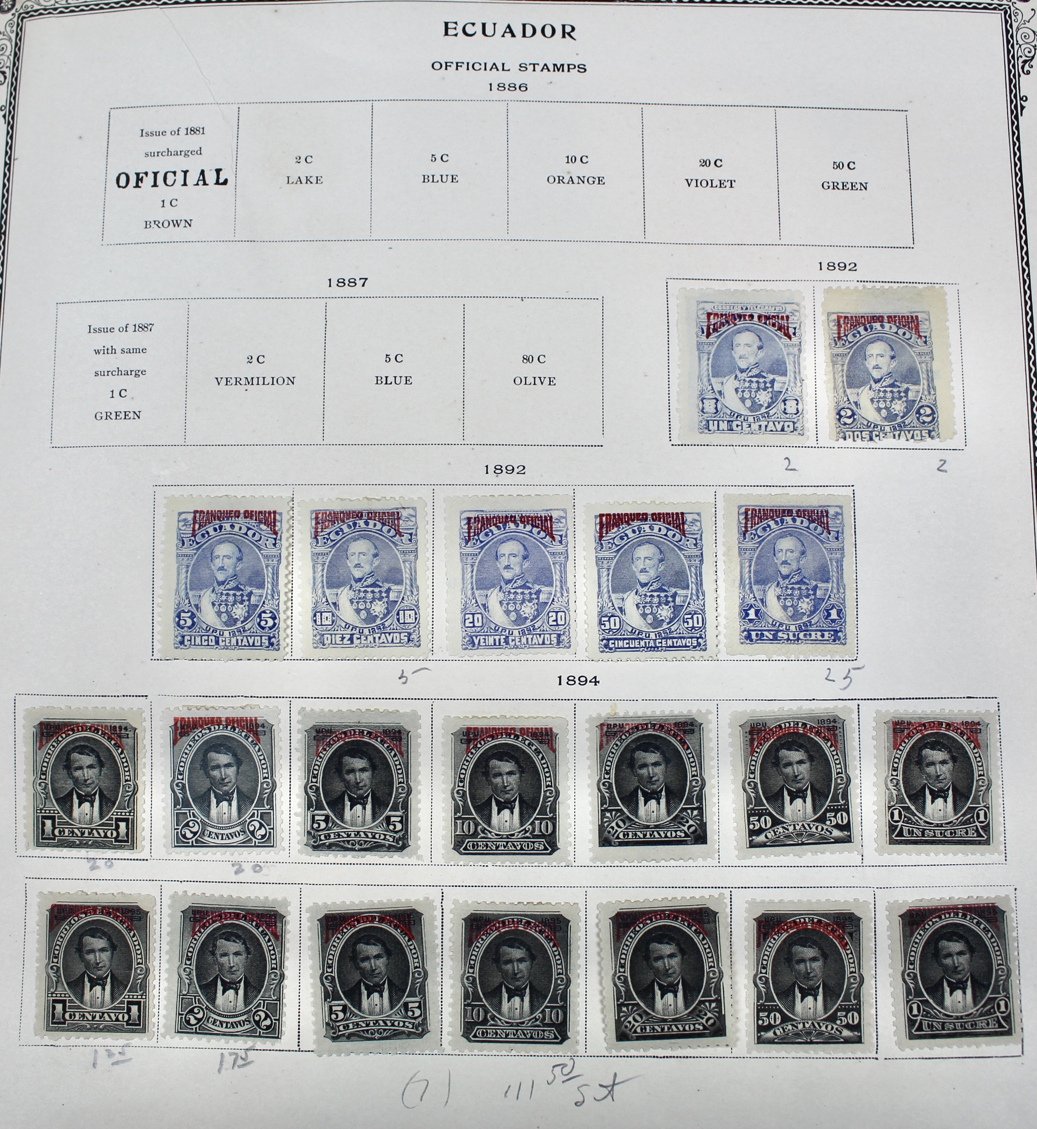 Early Foreign Postage Stamp Collection