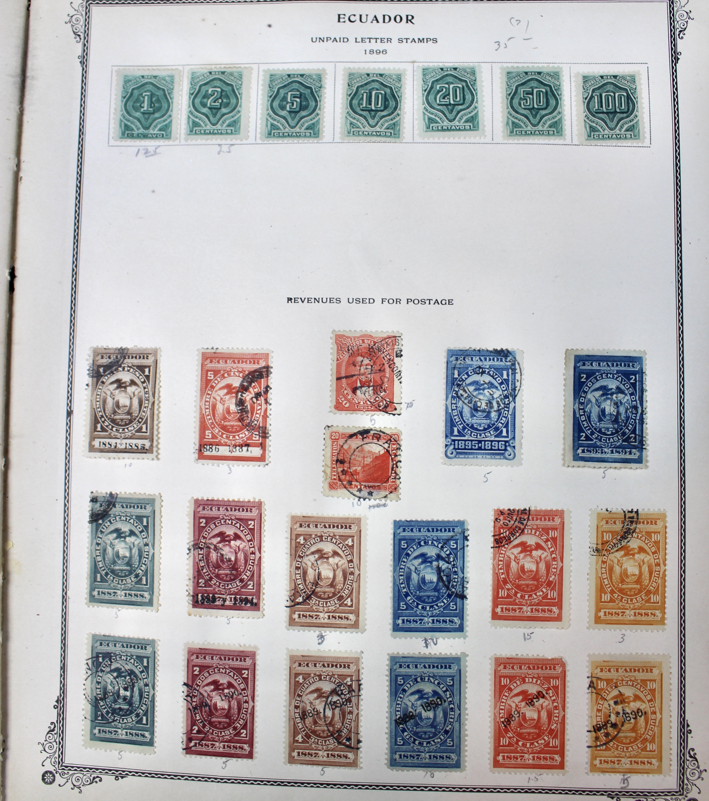 Early Foreign Postage Stamp Collection