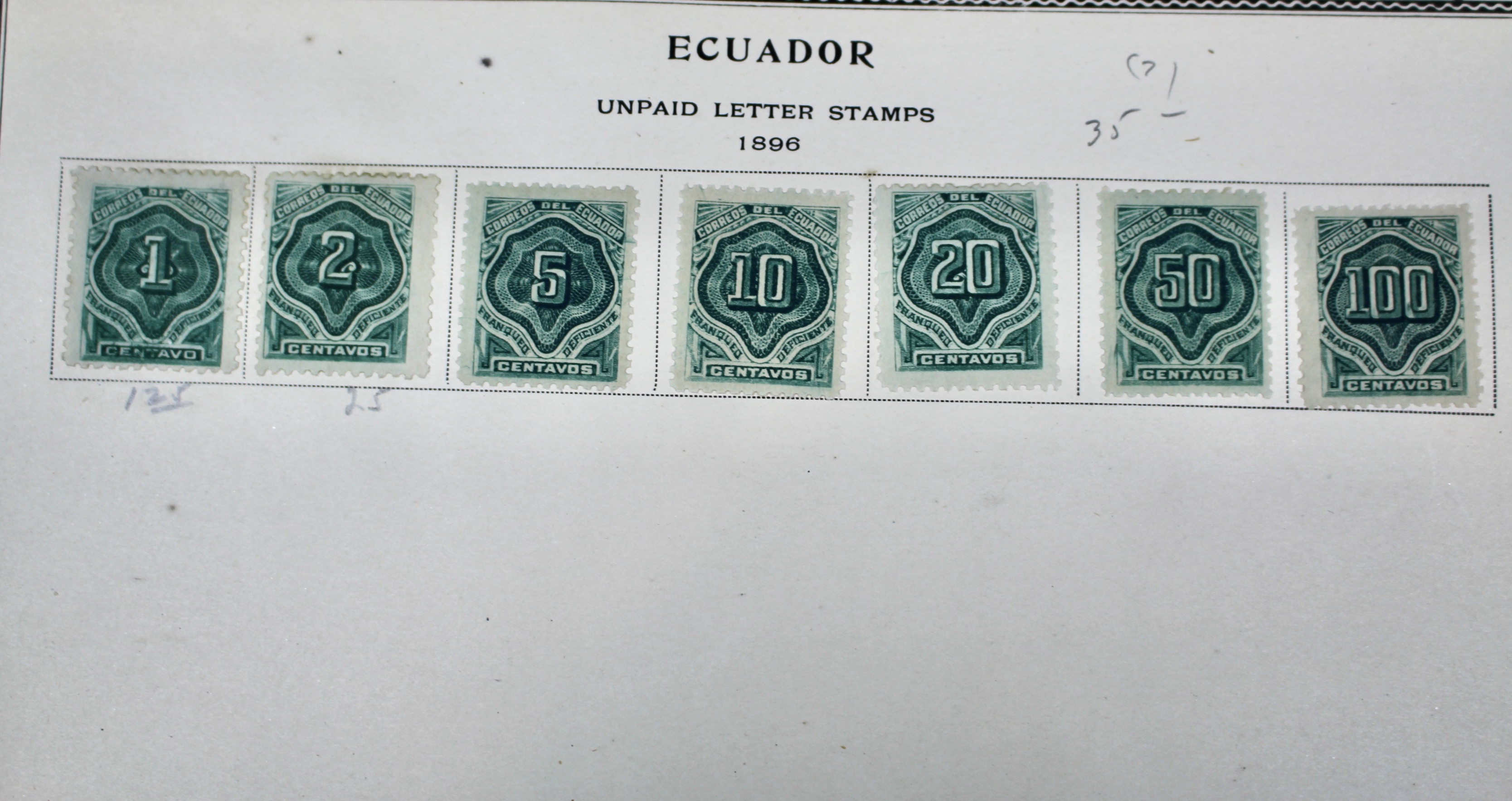 Early Foreign Postage Stamp Collection