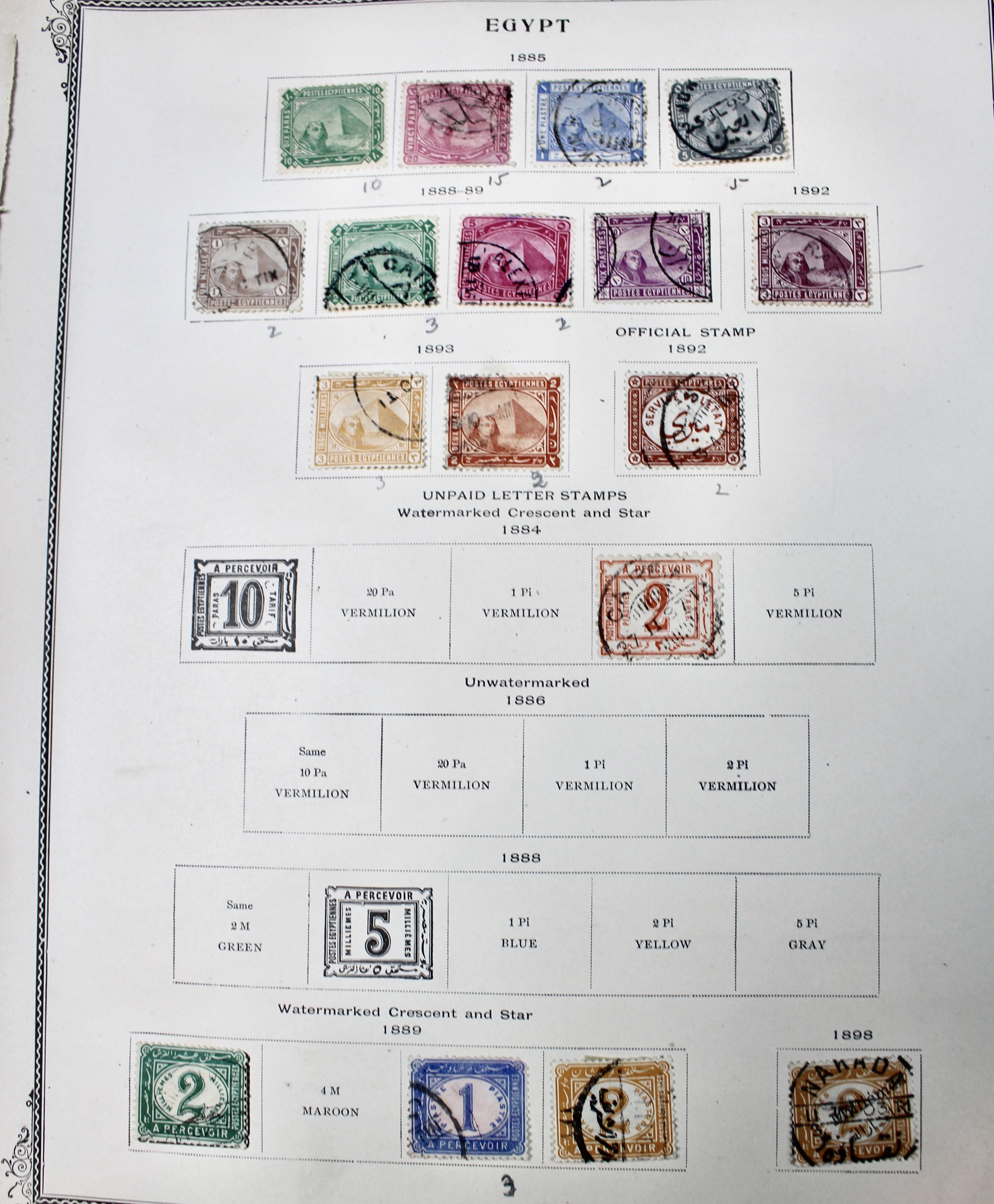 Early Foreign Postage Stamp Collection