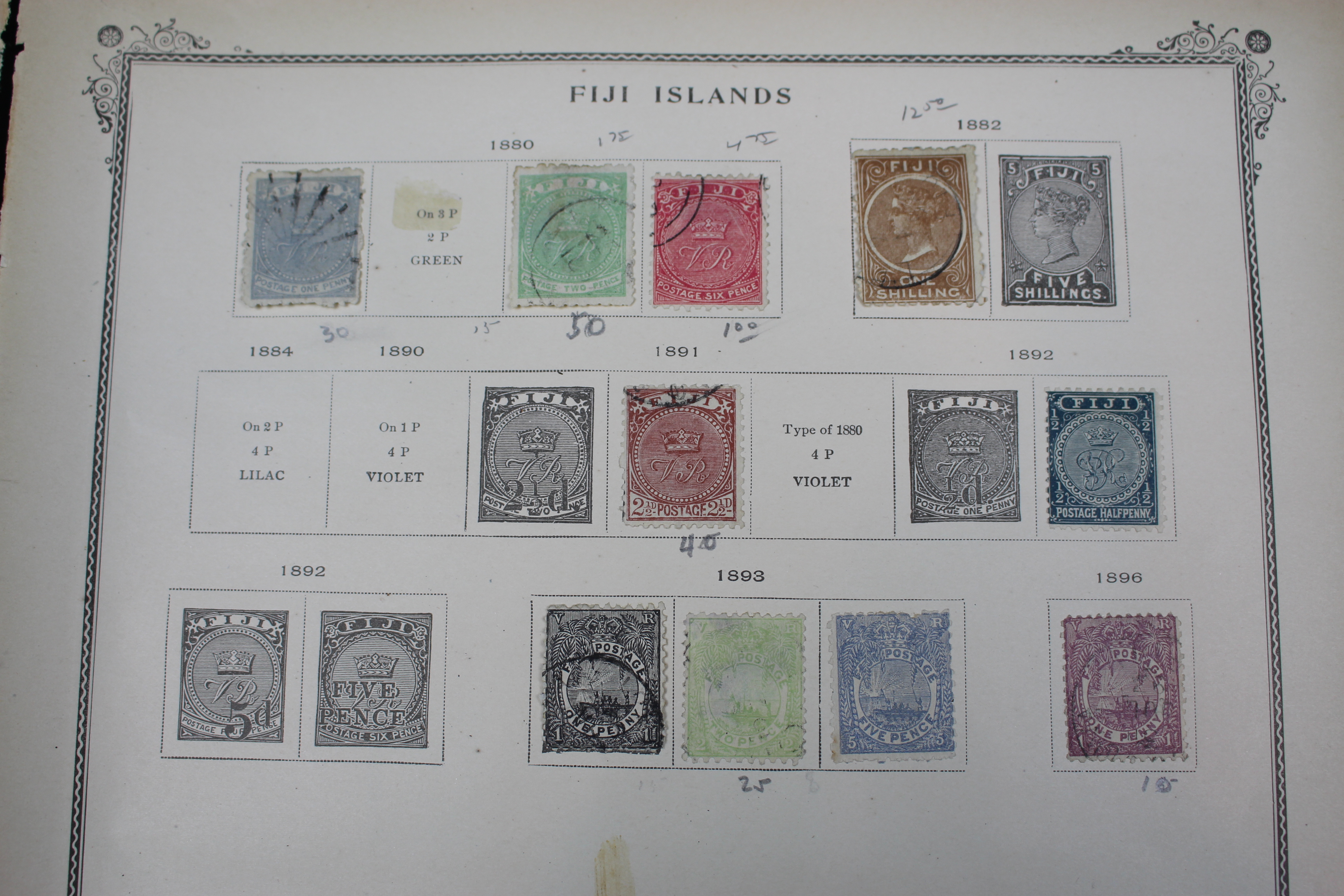 Early Foreign Postage Stamp Collection