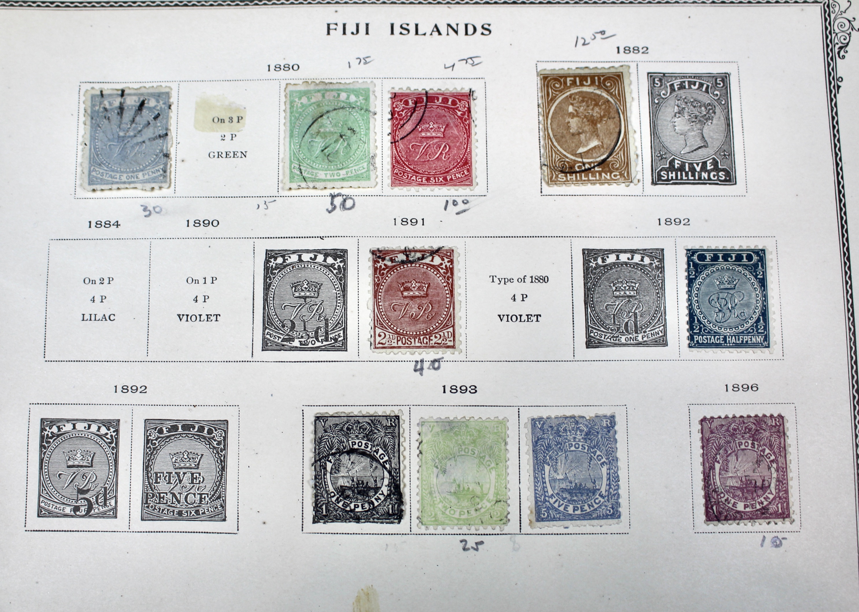 Early Foreign Postage Stamp Collection