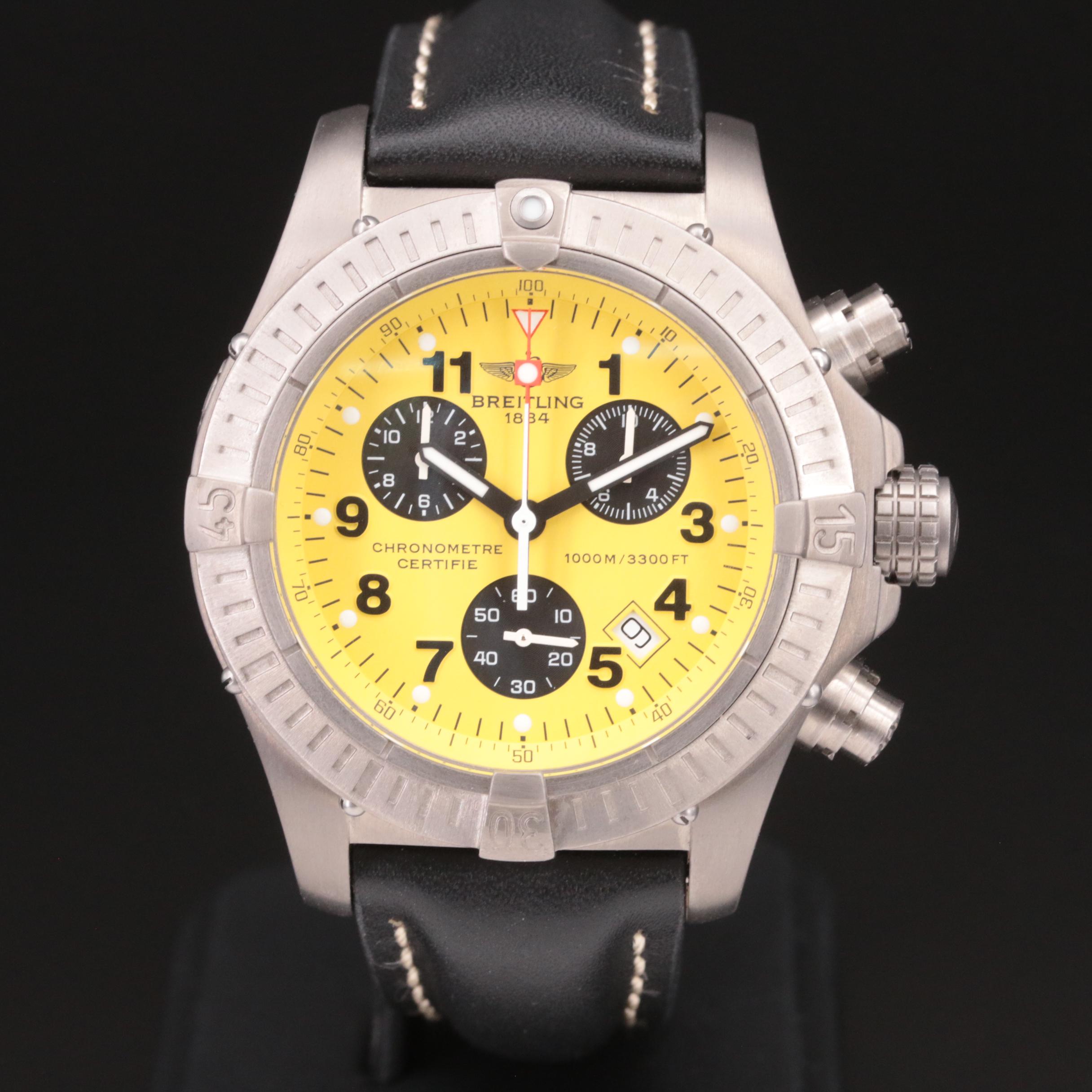 Breitling Avenger M1 Chronograph Titanium Quartz Watch