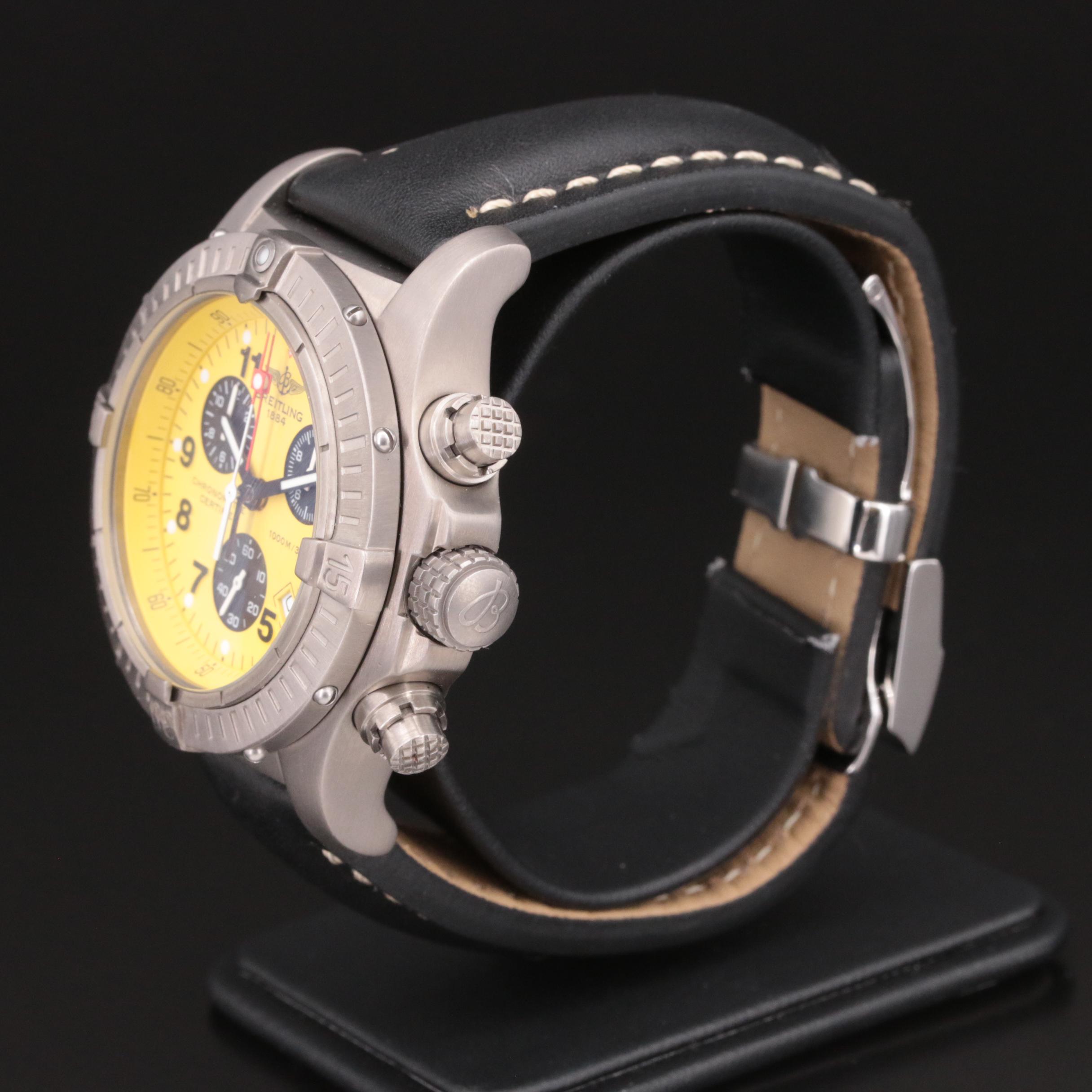 Breitling Avenger M1 Chronograph Titanium Quartz Watch