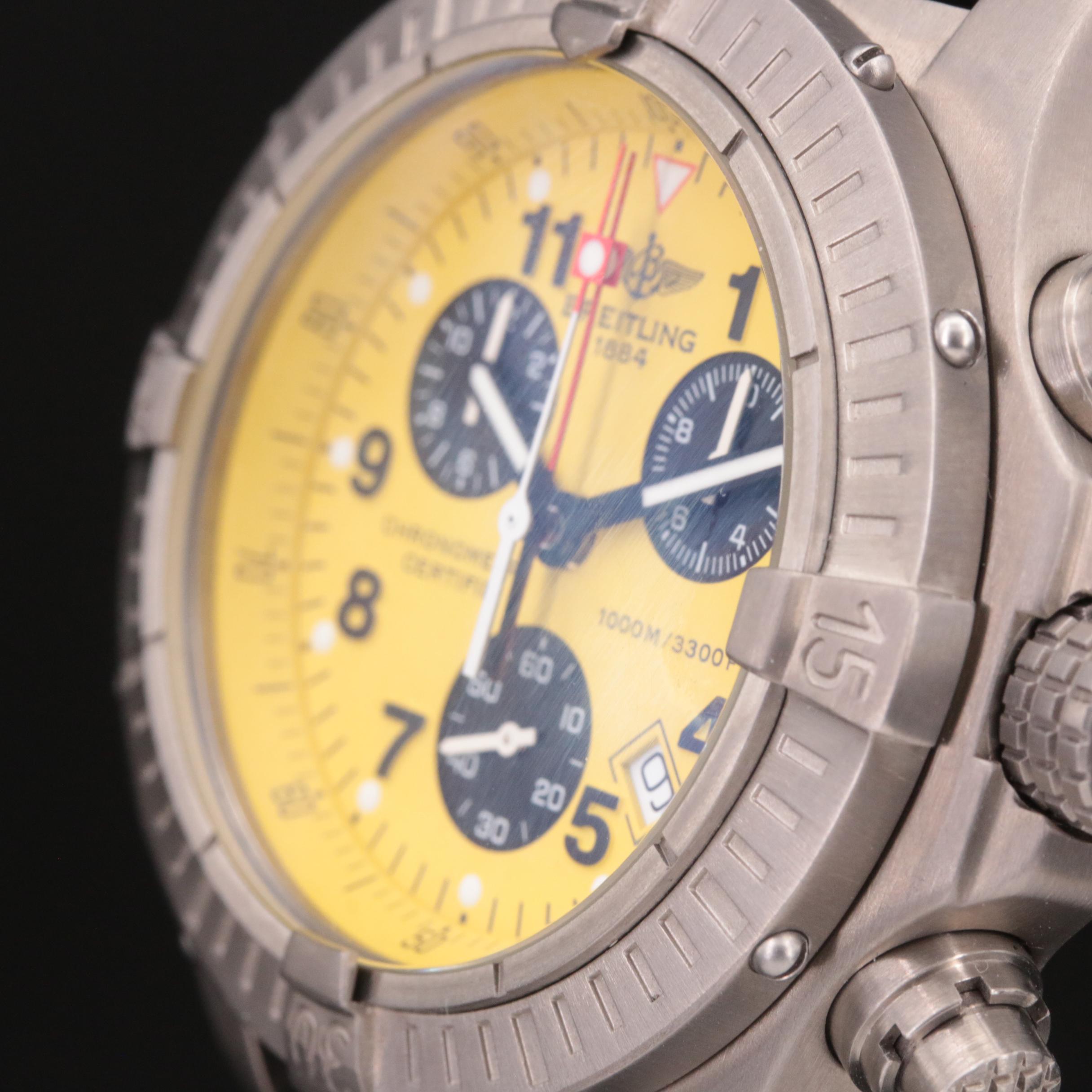 Breitling Avenger M1 Chronograph Titanium Quartz Watch