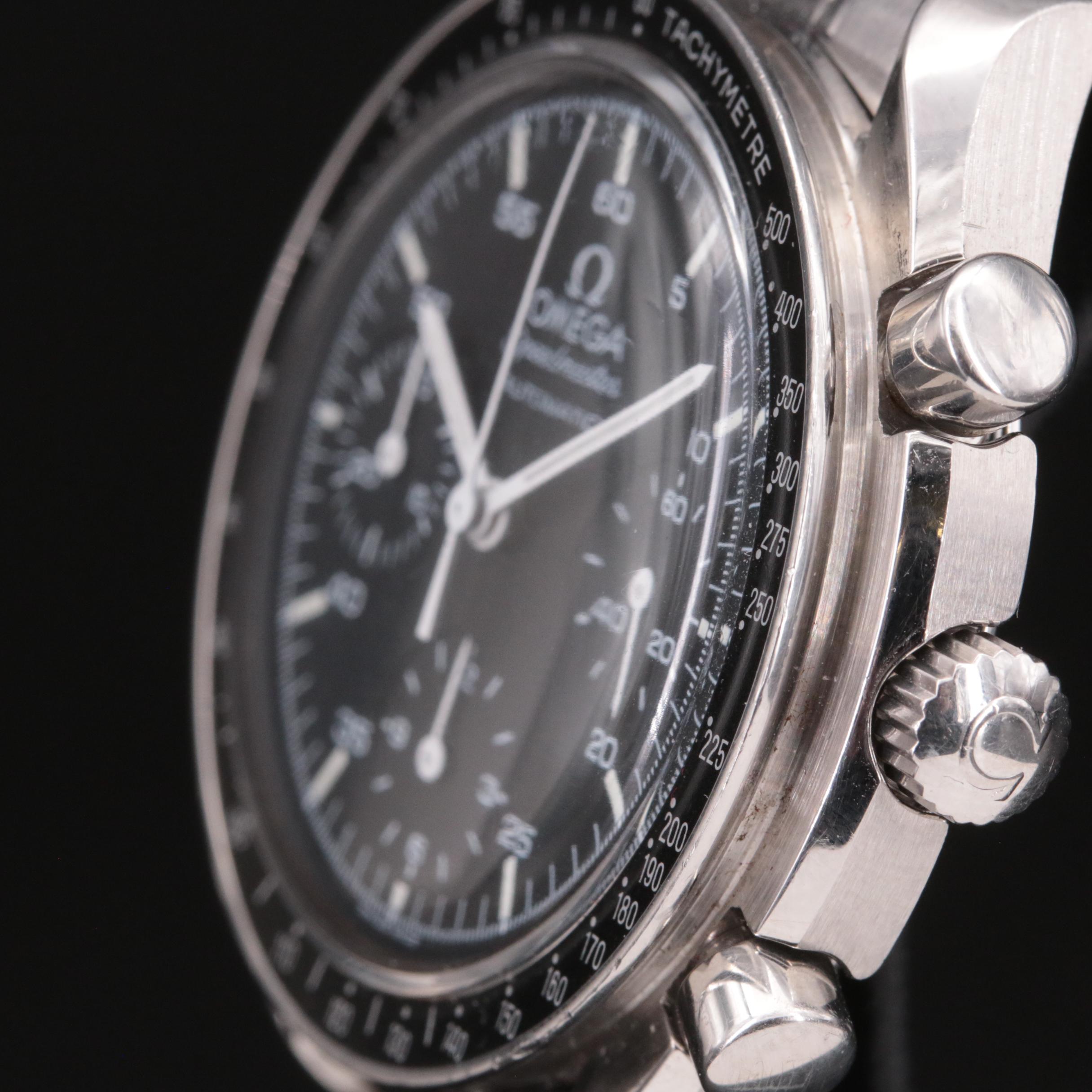 1999 Omega Speedmaster Reduced Automatic Chronograph Watch
