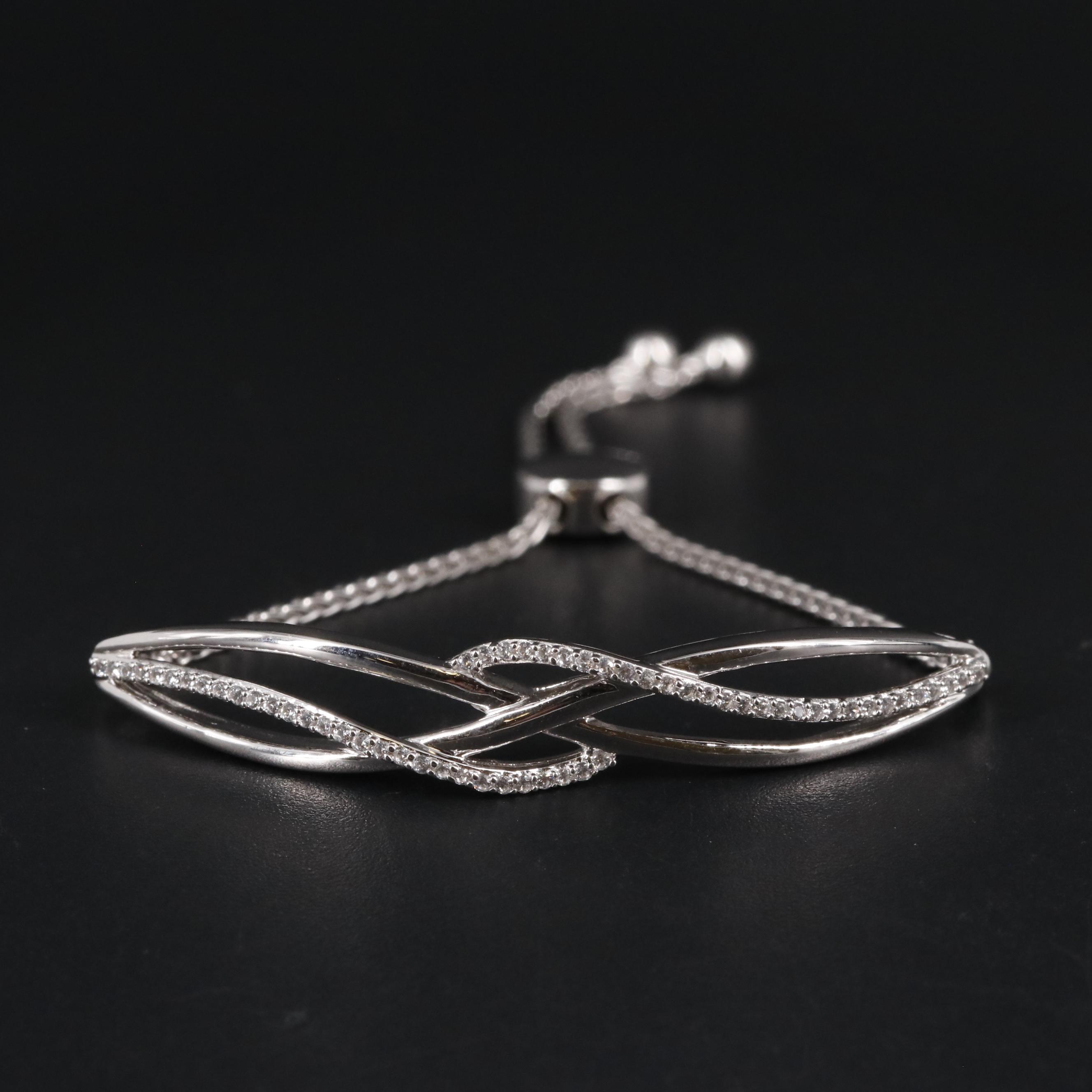 Sterling Silver Sapphire Bracelet