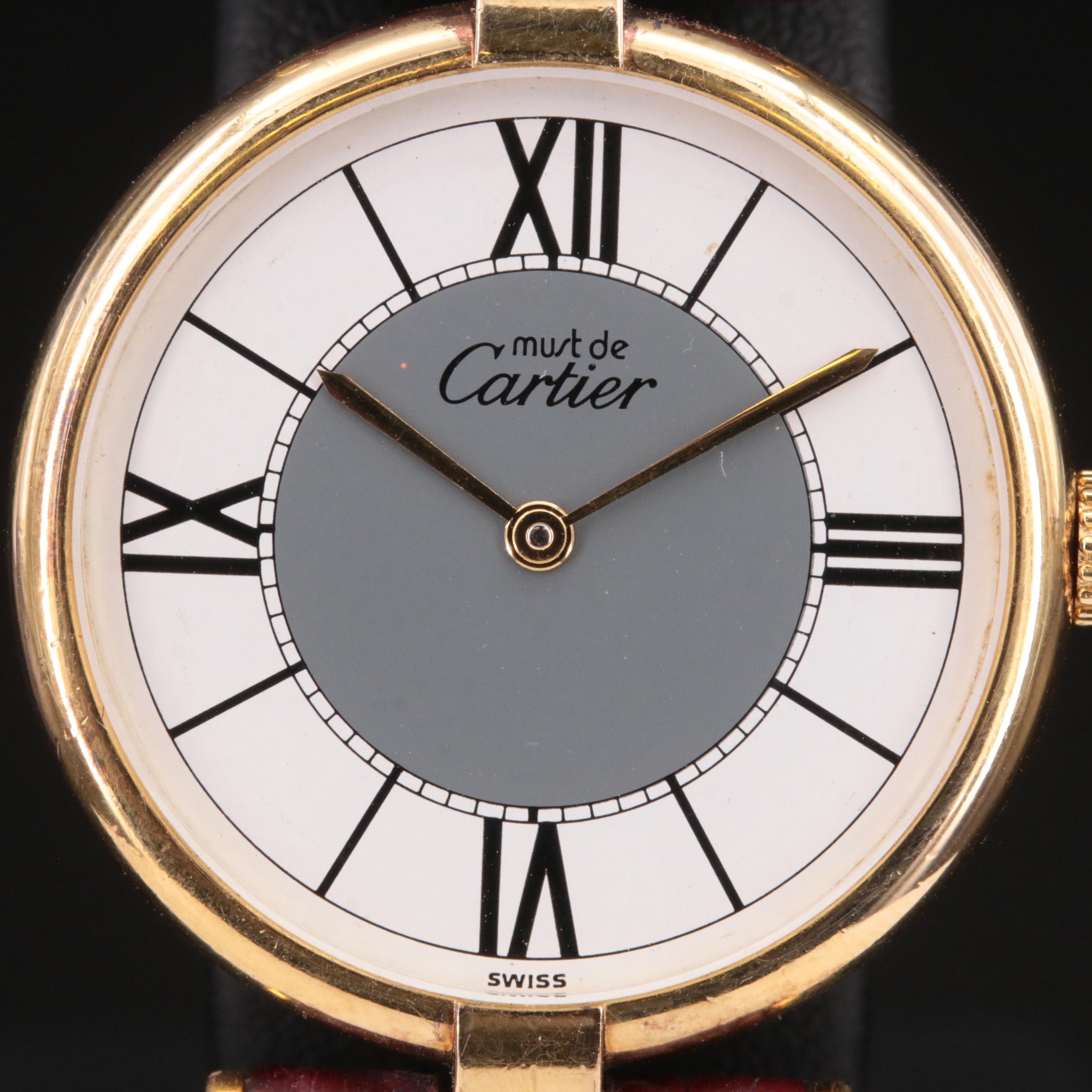 Cartier Must de Cartier Vermeil Quartz Watch