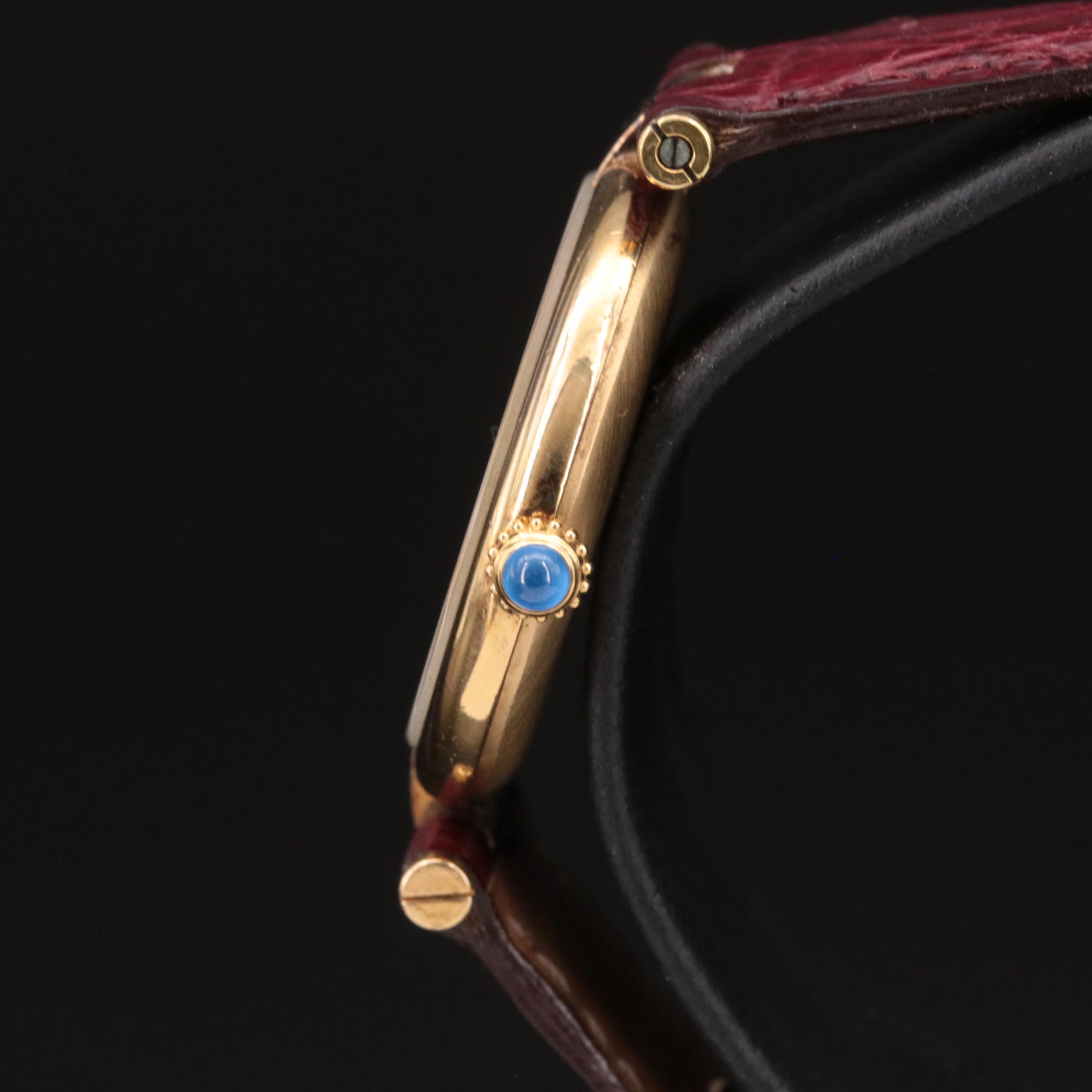 Cartier Must de Cartier Vermeil Quartz Watch