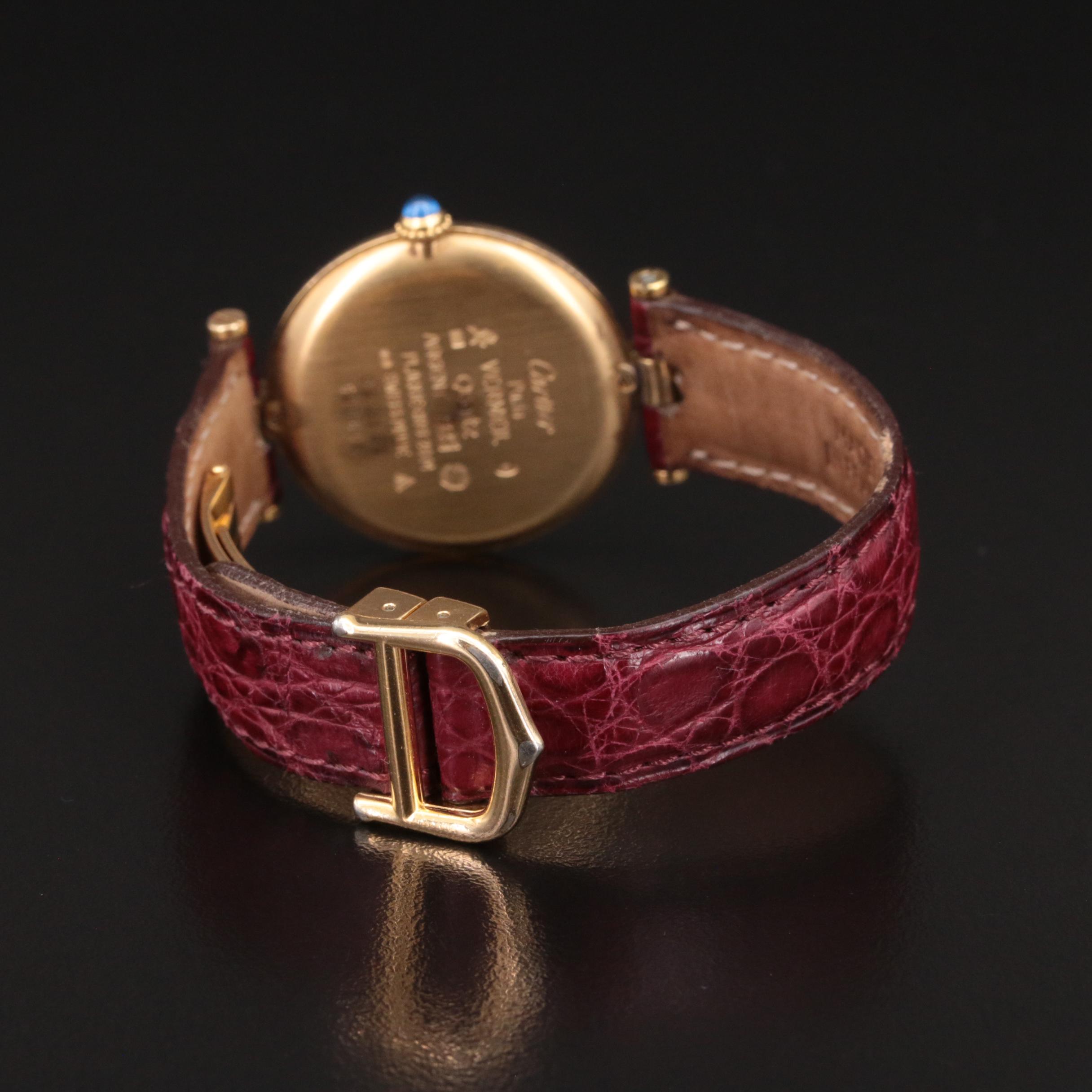 Cartier Must de Cartier Vermeil Quartz Watch