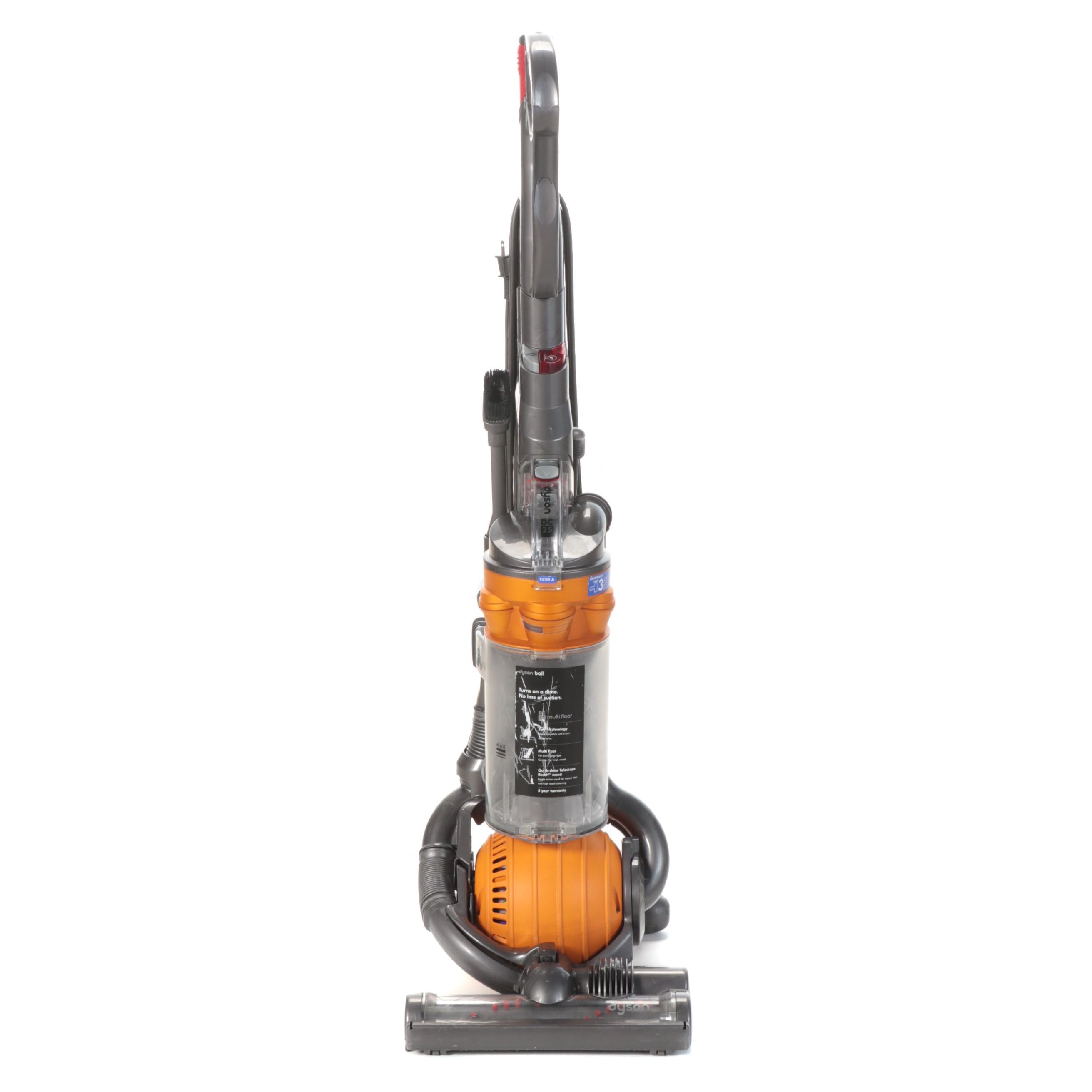 Dyson DC25 "Animal" Yellow Ball Upright All Floors Bagless Vacuum Cleaner, 2008