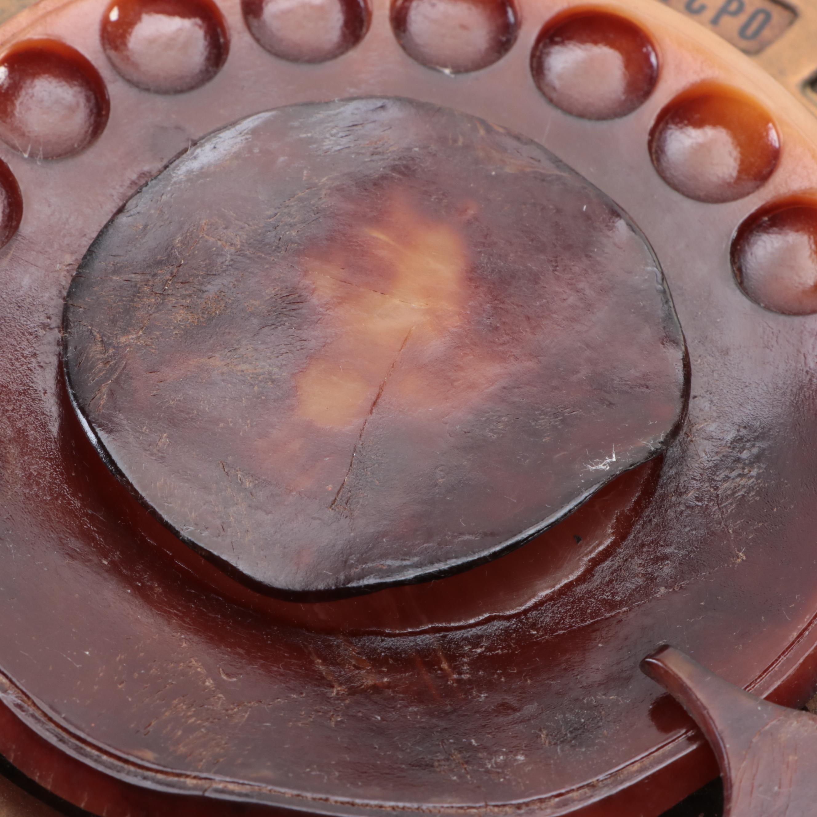 Philco "Mystery" Wood and Bakelite Remote Radio Control and Antenna