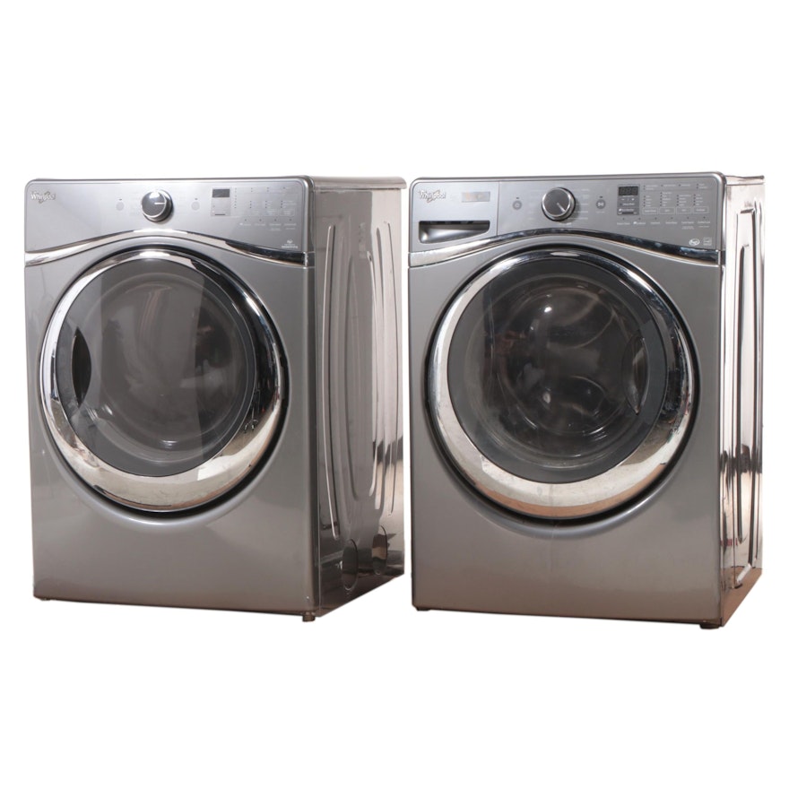 Whirlpool "Duet Steam" Front-Load Washer and Dryer
