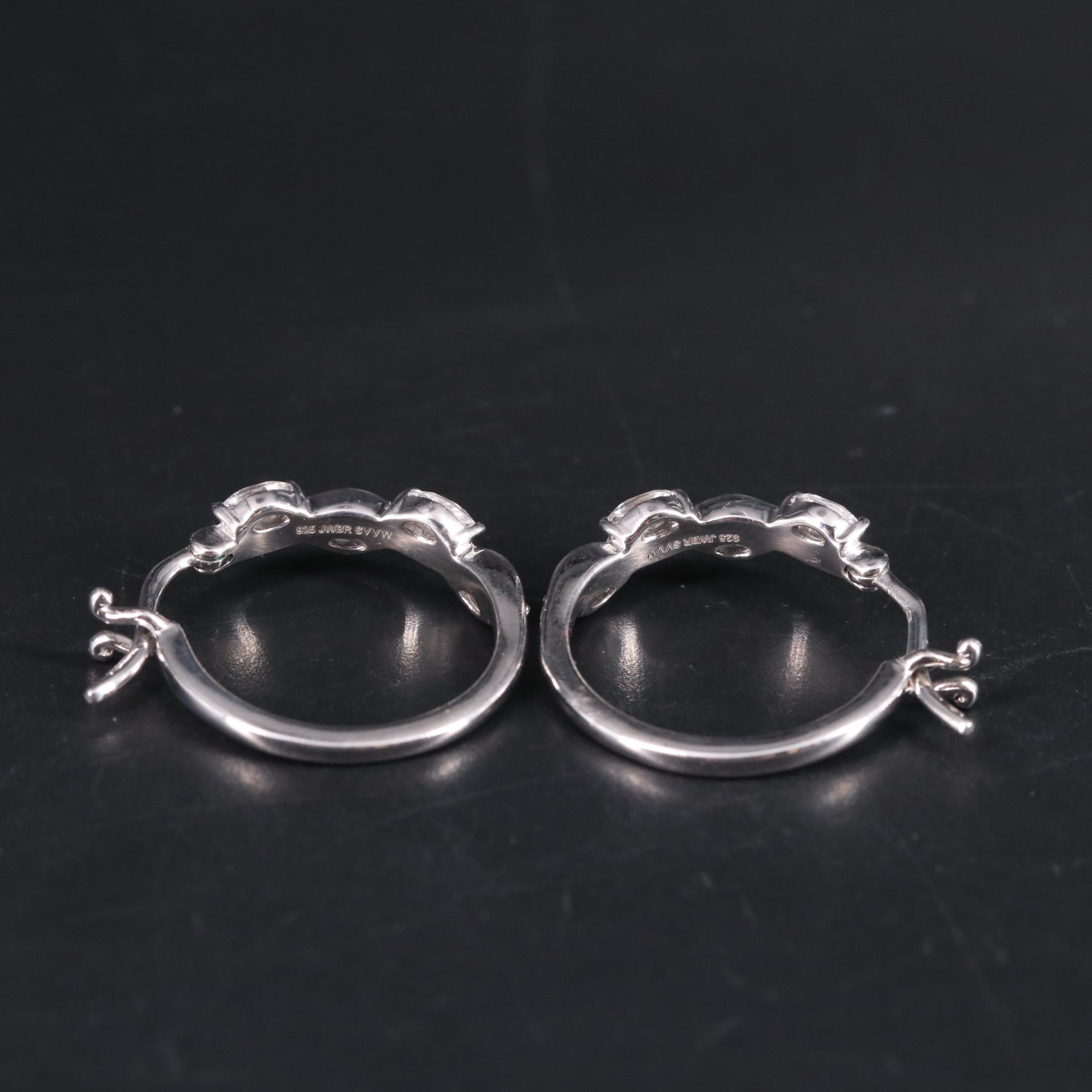 Sterling Silver Sapphire Earrings