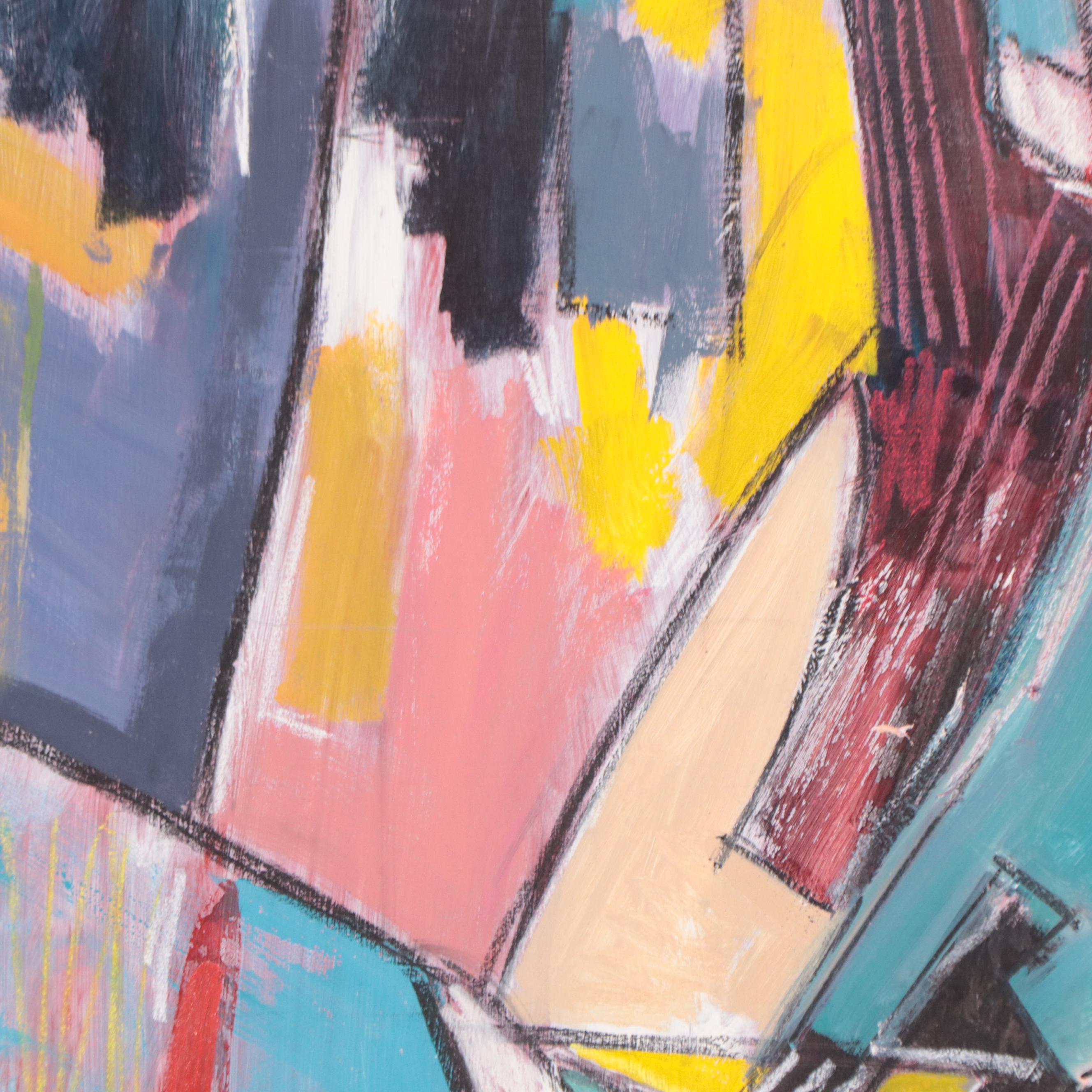 Rhee Lightner Mixed Media Painting, 2017