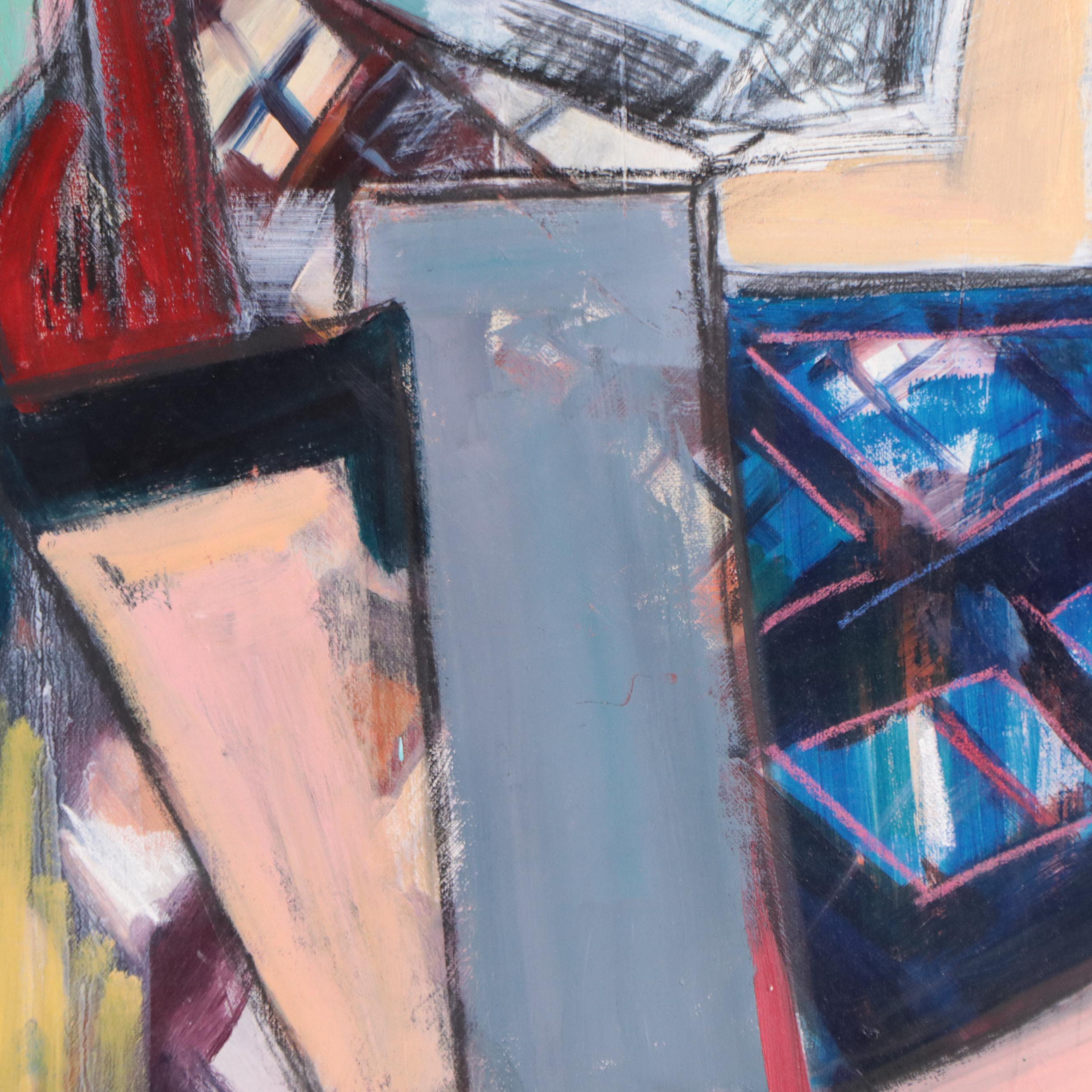 Rhee Lightner Mixed Media Painting, 2017